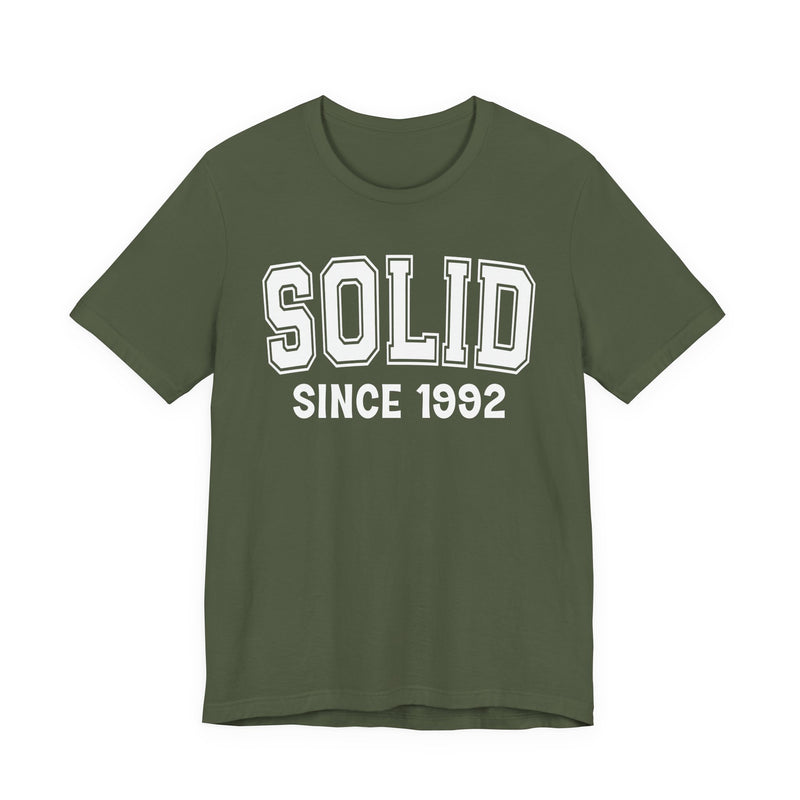 Solid Personalization T-Shirt — Add Your Special "Since Date"