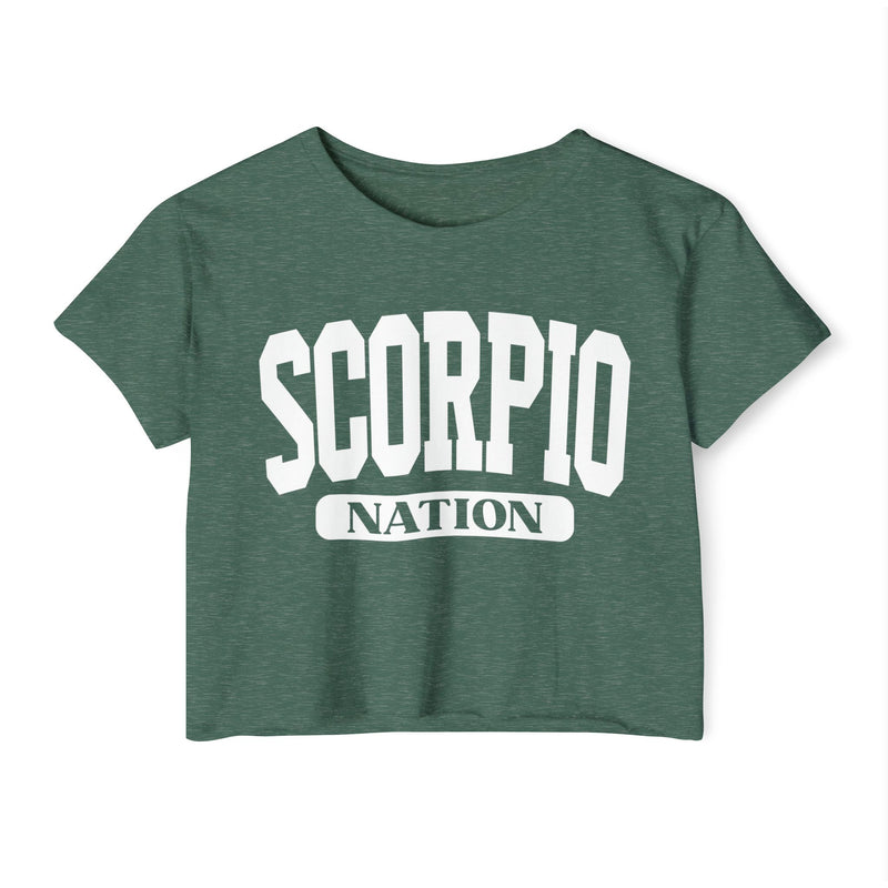Scorpio Nation — Women’s Zodiac Festival Crop Top