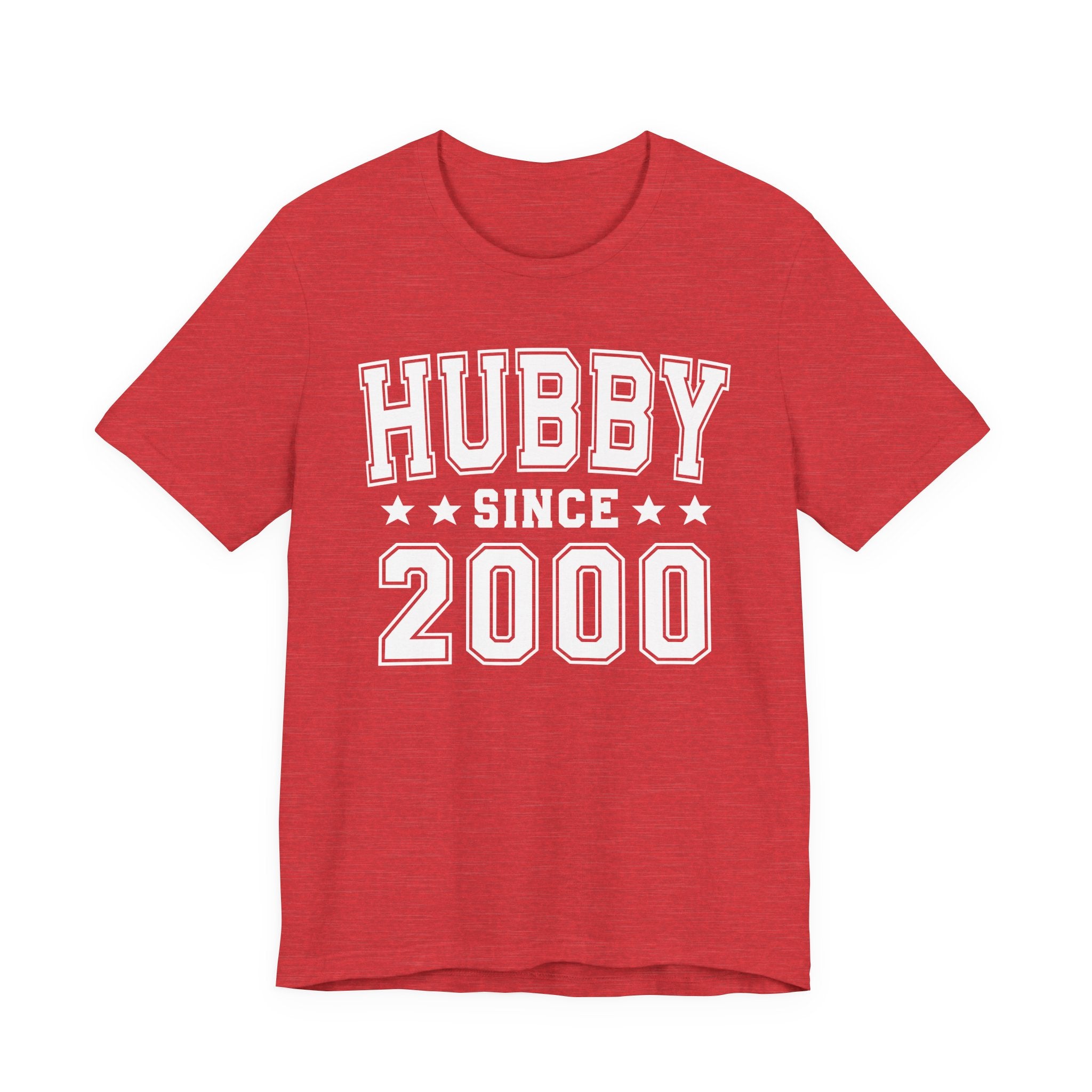 Hubby Since (Personalized Date) —  Husband/Married Couple T-shirt, Wedding & Anniversary Gift