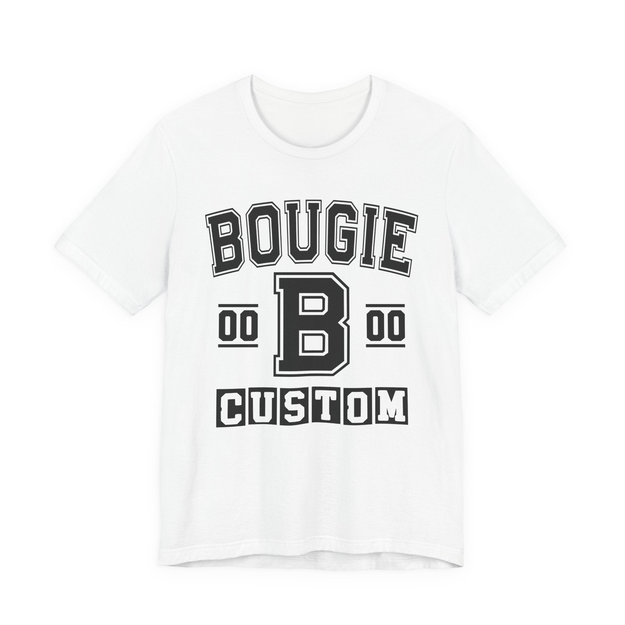 Custom Bougie Varsity Tee Shirt — Customize Birthday Day/Month/Year - Customize Season/nation/Society
