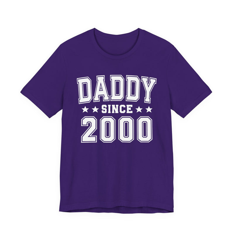 Daddy Since (Personalized Date) —  Fatherhood Pride T-shirt, Father's Day Gift