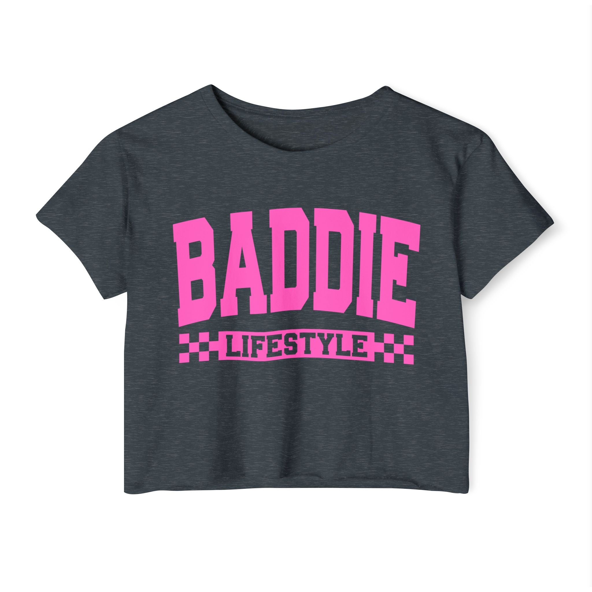 Baddie Lifestyle Crop Top — Women's Festival Graphic Tee