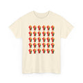 Raised Fist Grid 30 Pattern T‑Shirt — Pan-African Solidarity Graphic Tee