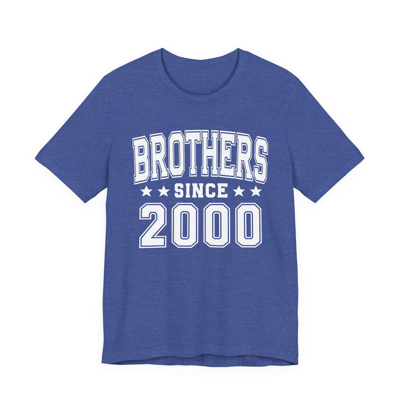 Brothers Since (Personalized Date) —  Bride/Married T-shirt, Wedding & Anniversary Gift