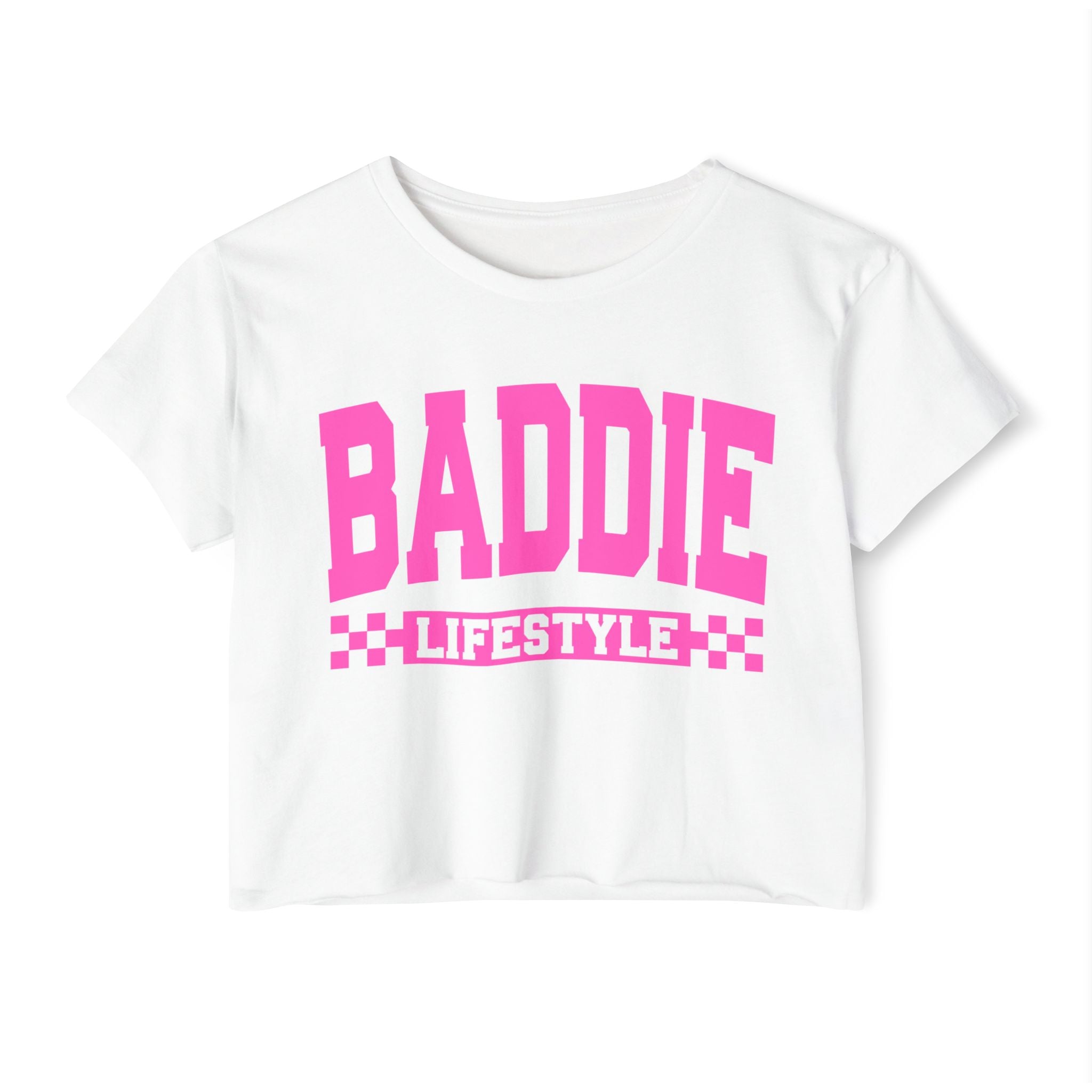 Baddie Lifestyle Crop Top — Women's Festival Graphic Tee