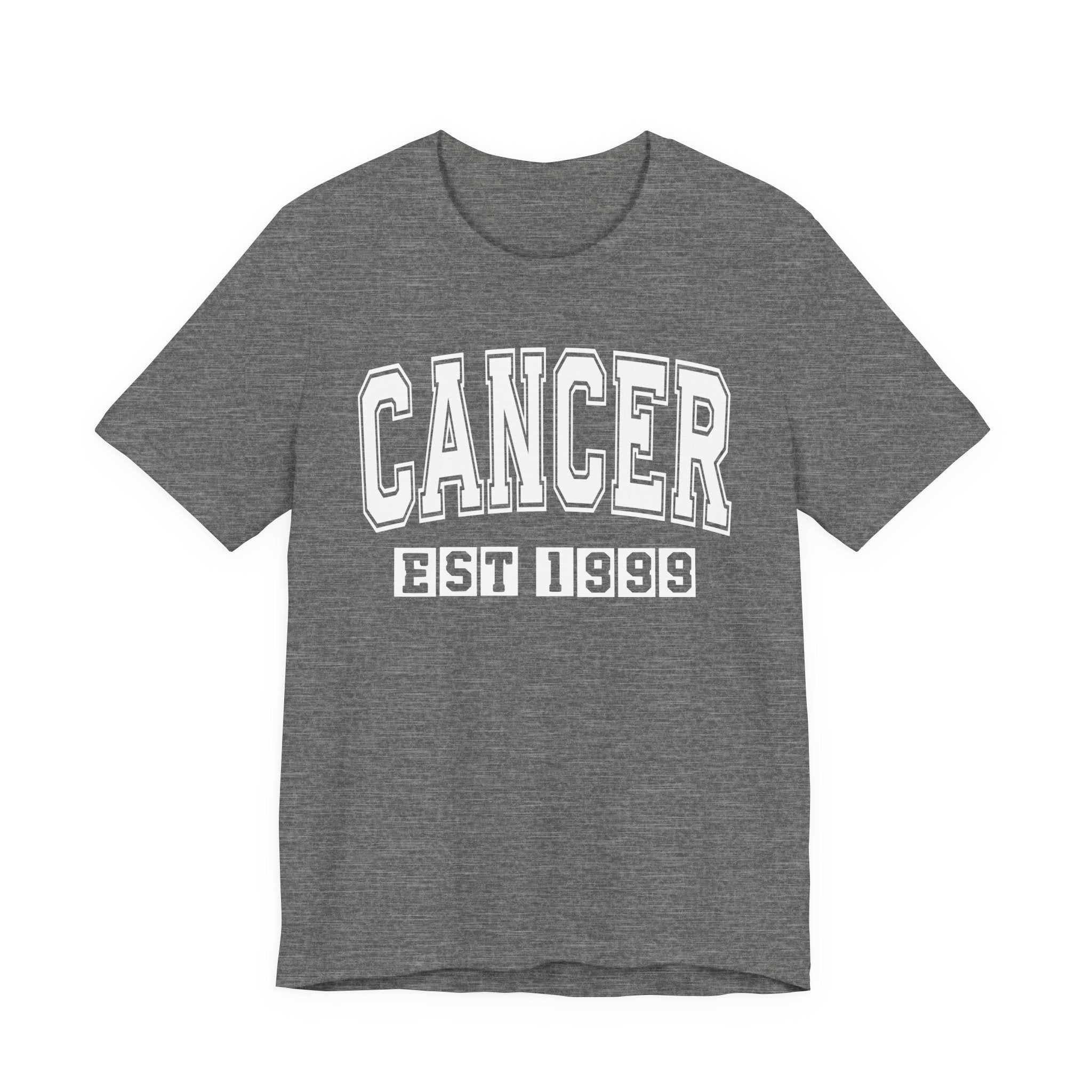 Cancer EST (YEAR) Personalization — Zodiac Birthday Tee Shirt