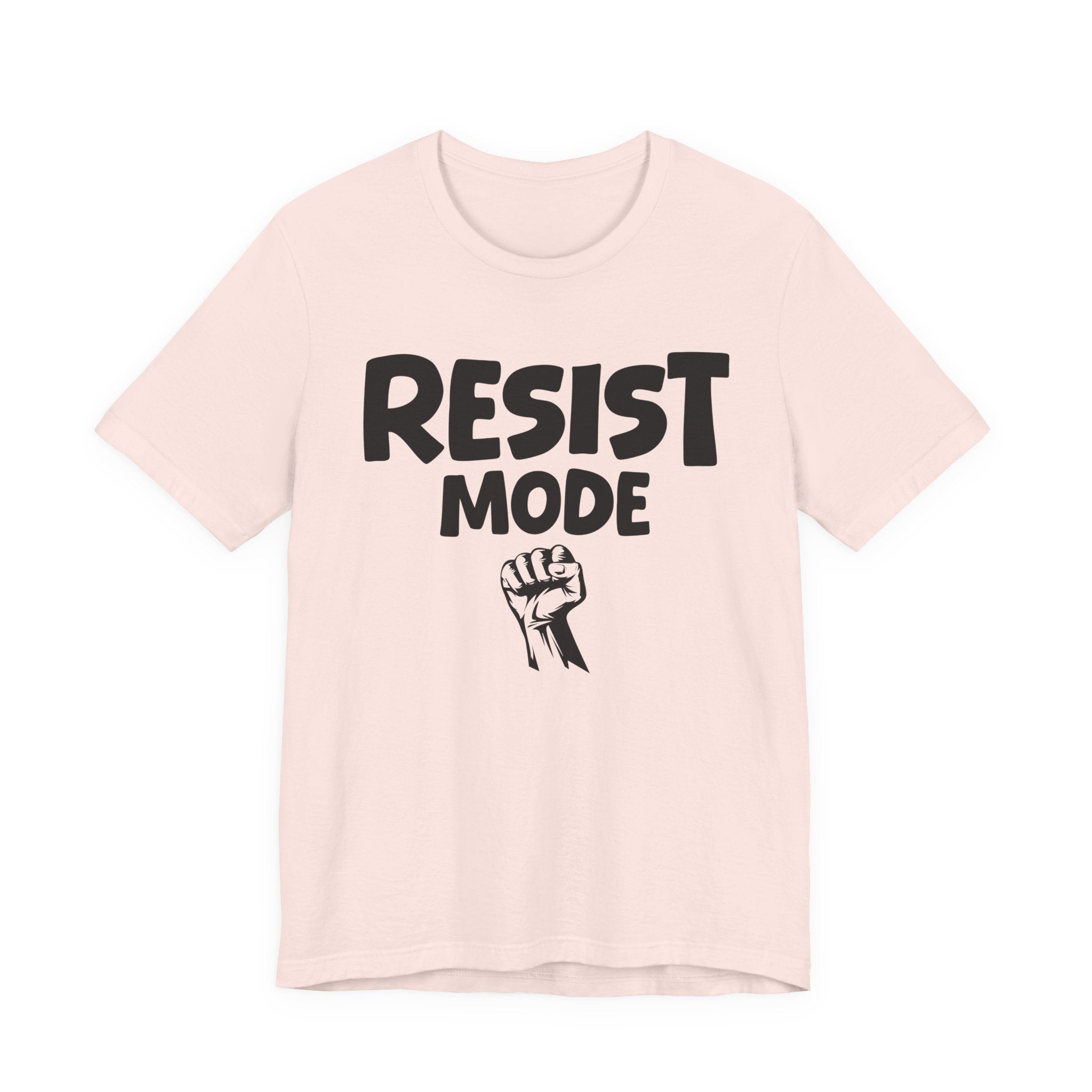 Resist Mode T-Shirt – Bold Protest Graphic Tee with Raised Fist