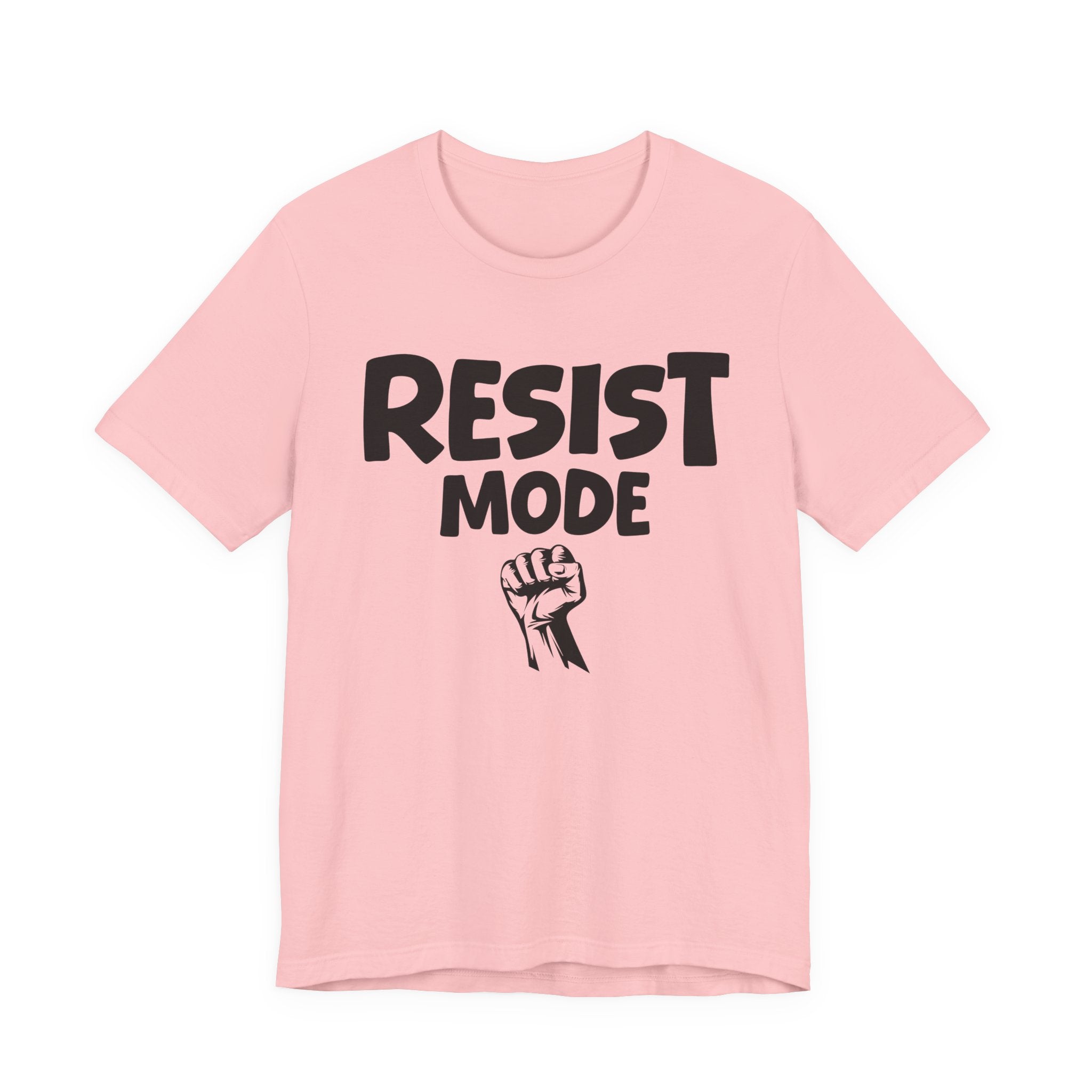 Resist Mode T-Shirt – Bold Protest Graphic Tee with Raised Fist