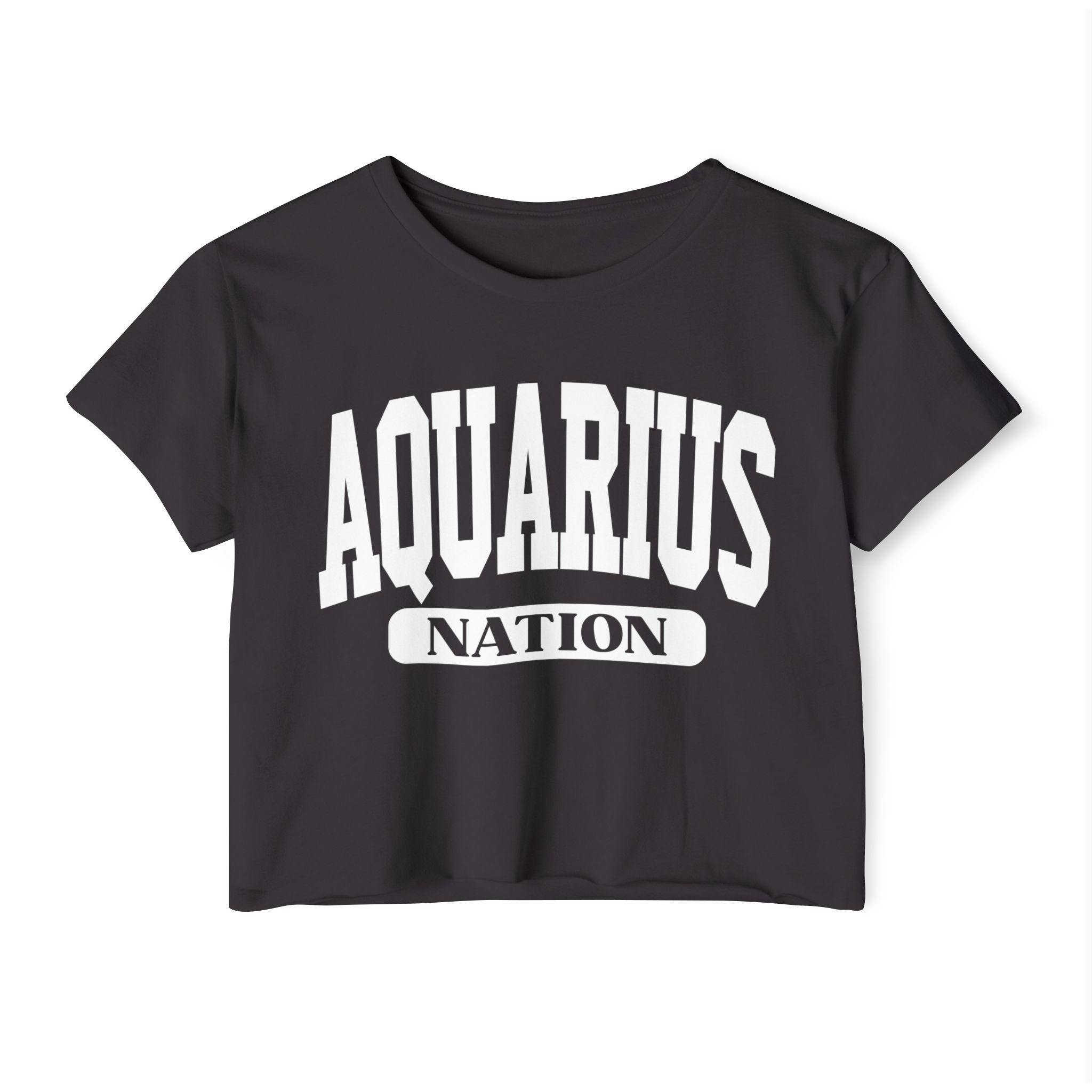 Aquarius Nation — Women’s Zodiac Festival Crop Top