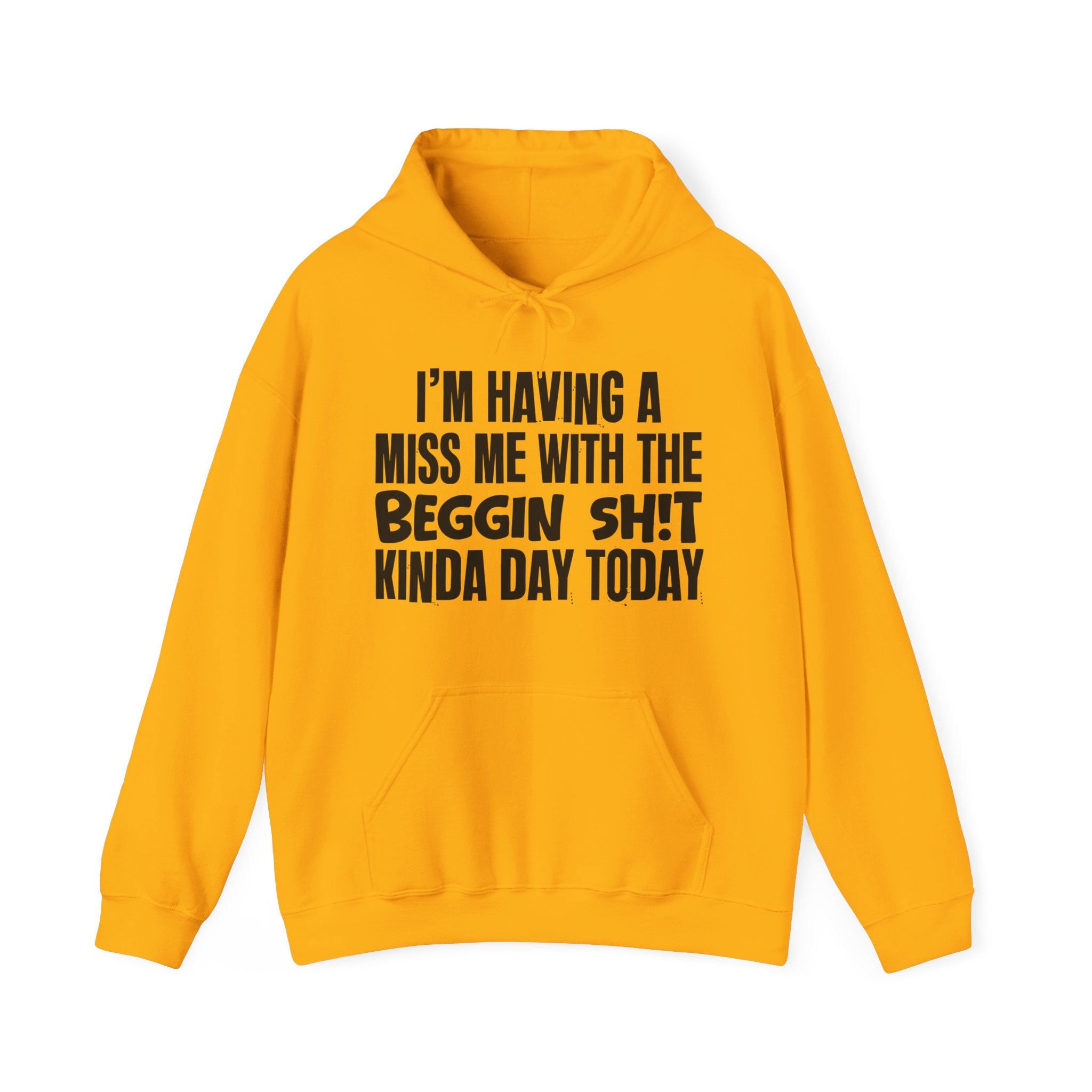 I'm Having A Miss Me With The Beggin Shit Kinda Day Today - Humorous Bold Mood Hoodie