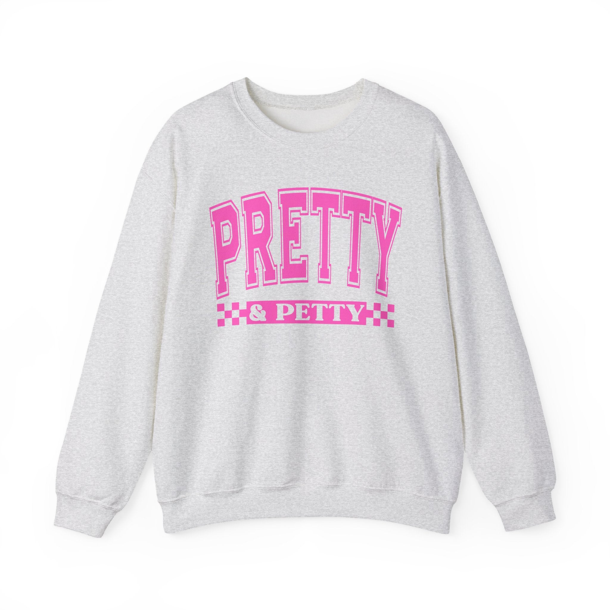 Pretty And Petty - Pink Varsity Sweatshirt