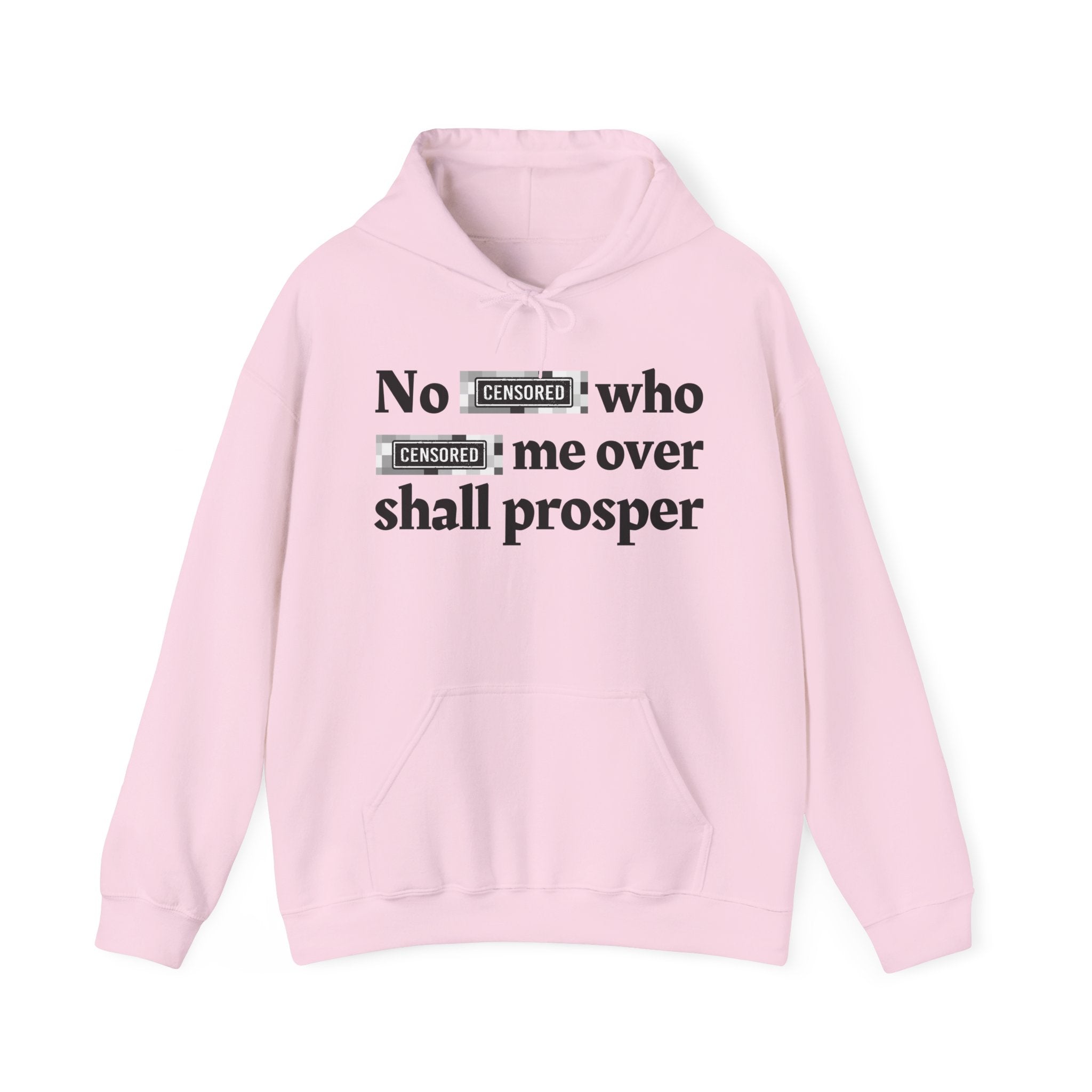 No Bitch Who Fuck Me Over Shall Prosper — Bold Christian Statement Hoodie