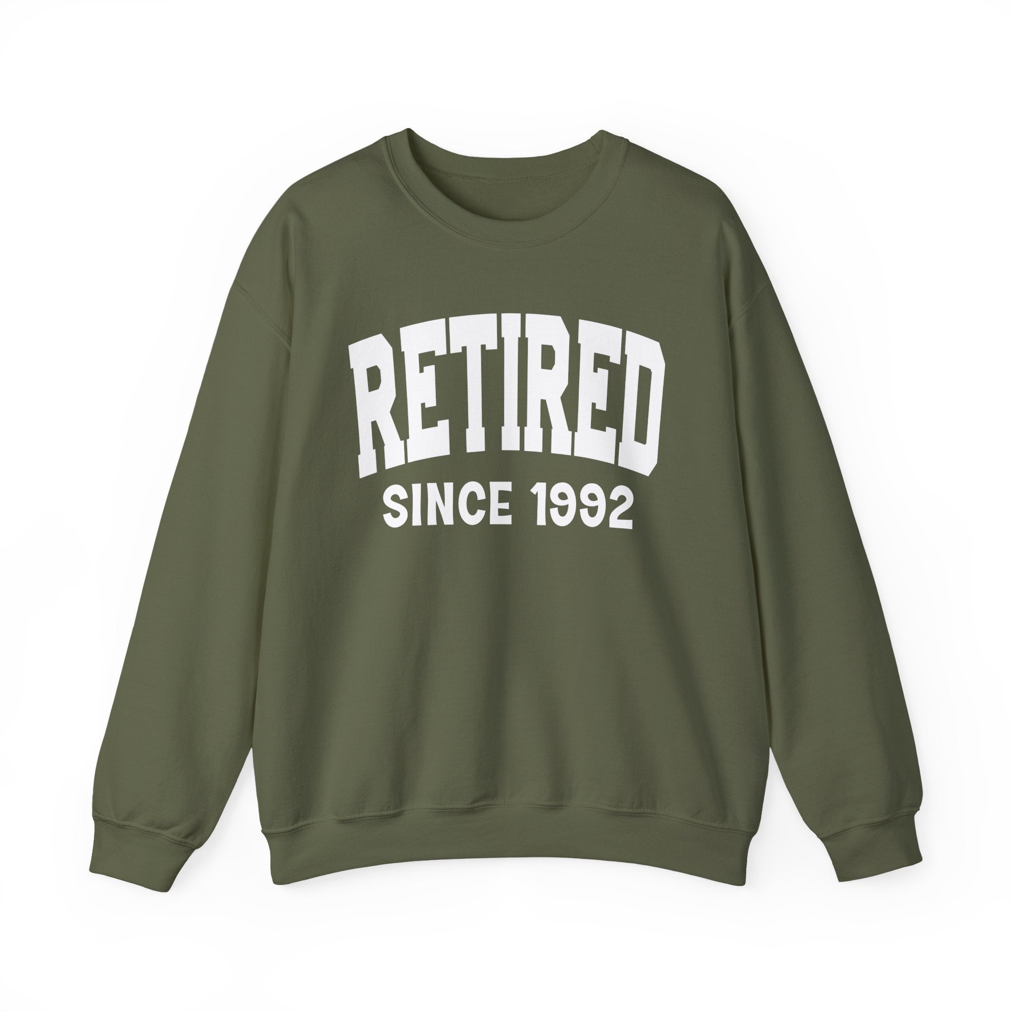 Retired Personalization Sweatshirt - Add Your Special "Since Date"