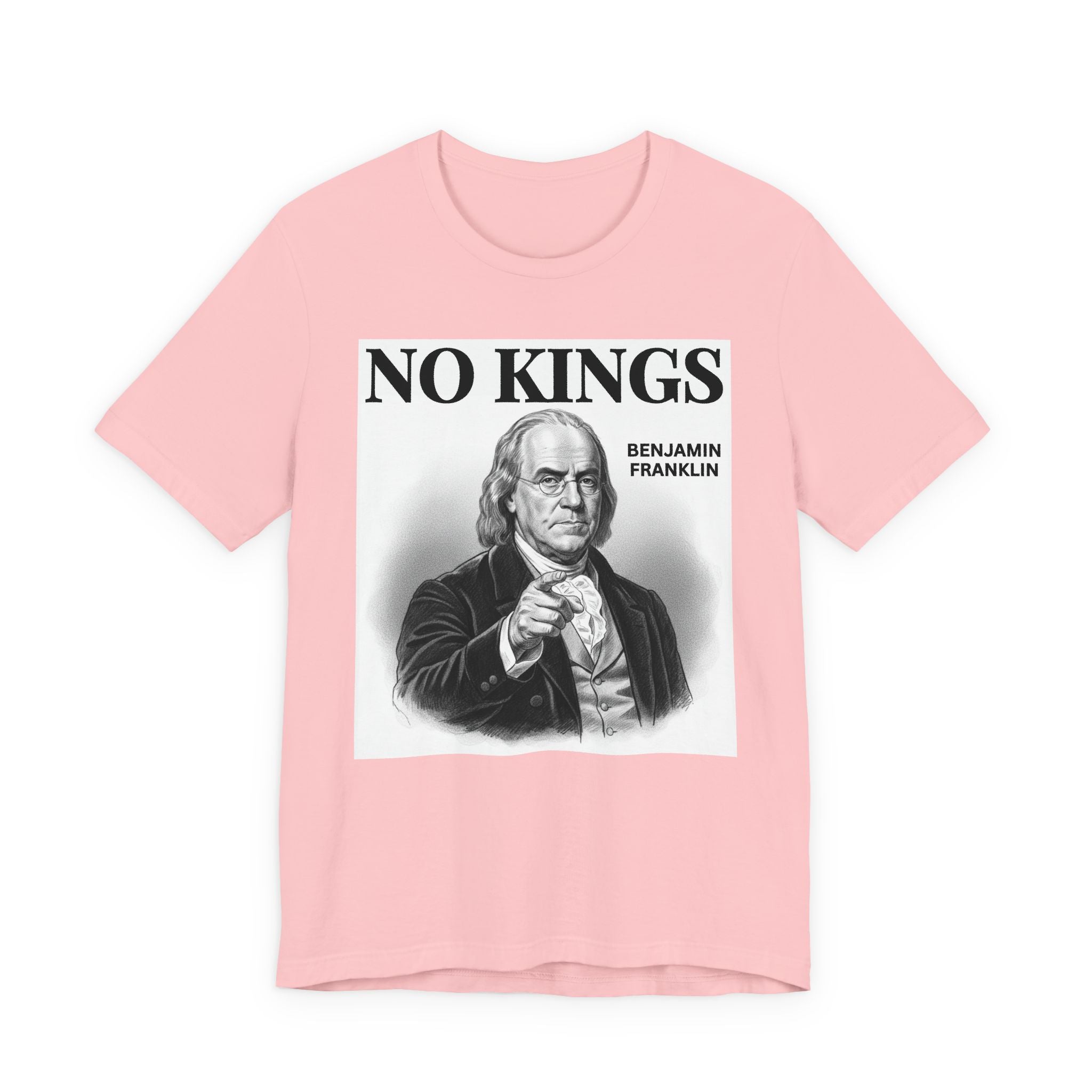 No Kings Benjamin Franklin T-Shirt