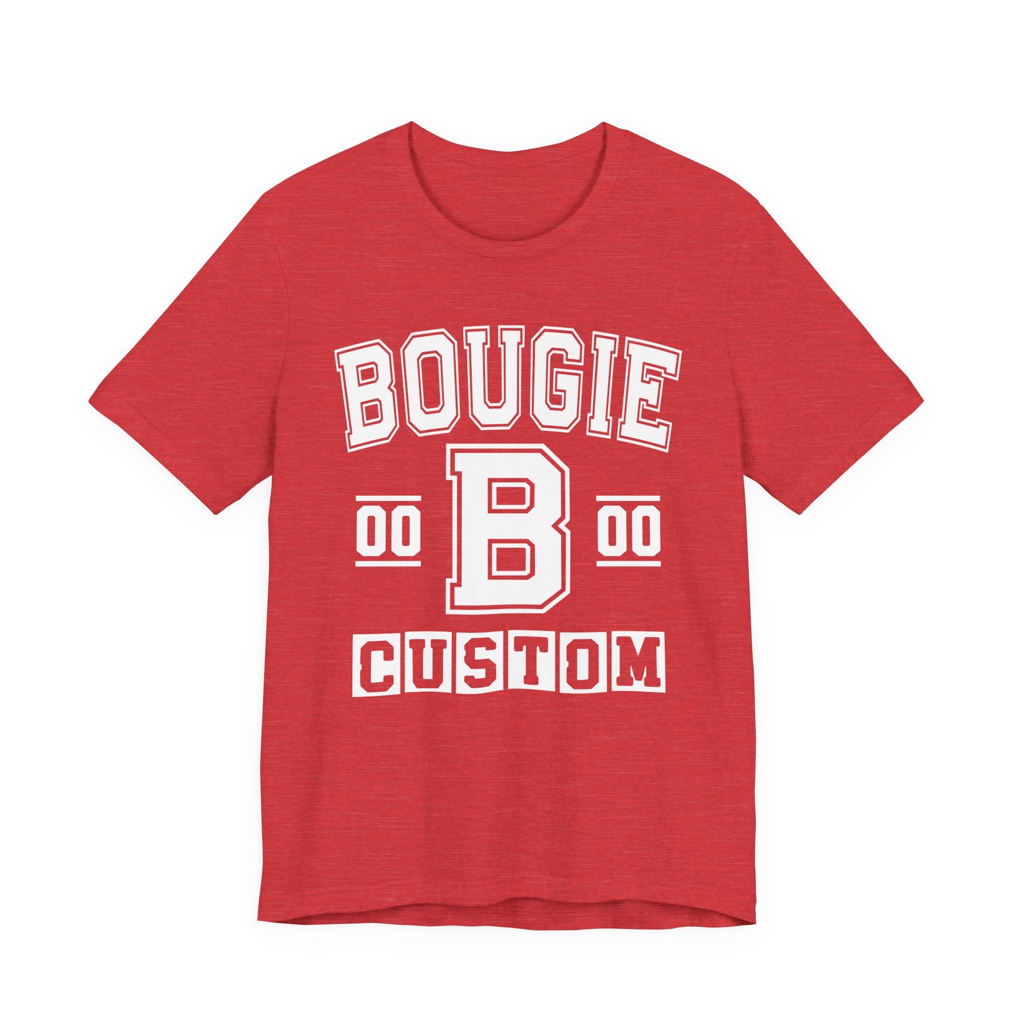 Custom Bougie Varsity Tee Shirt — Customize Birthday Day/Month/Year - Customize Season/nation/Society