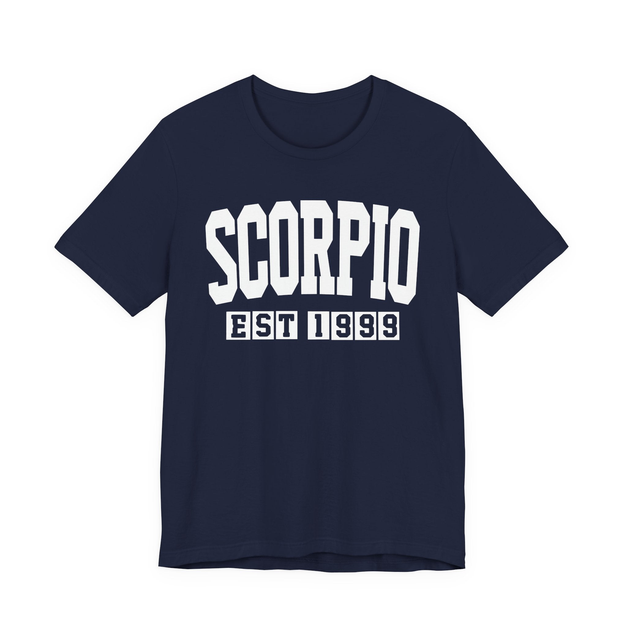 Scorpio EST (YEAR) Personalization — Zodiac Birthday Tee Shirt