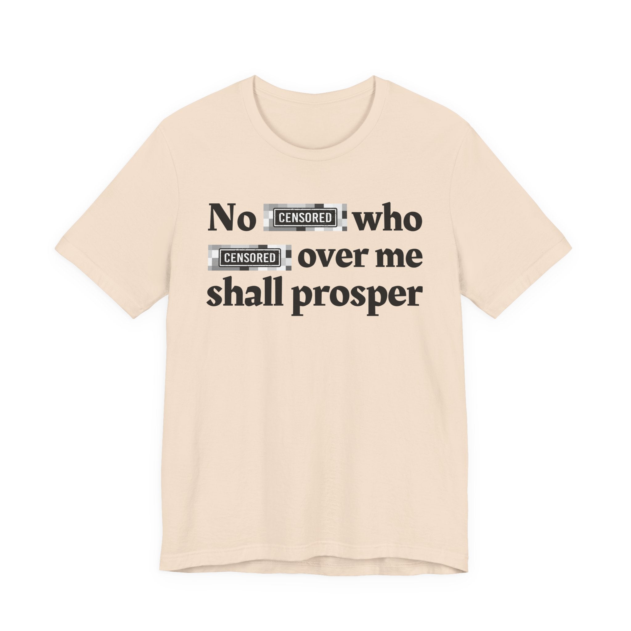 No Bitch Who fucked Over Me Shall Prosper — Bold Christian Statement T-Shirt