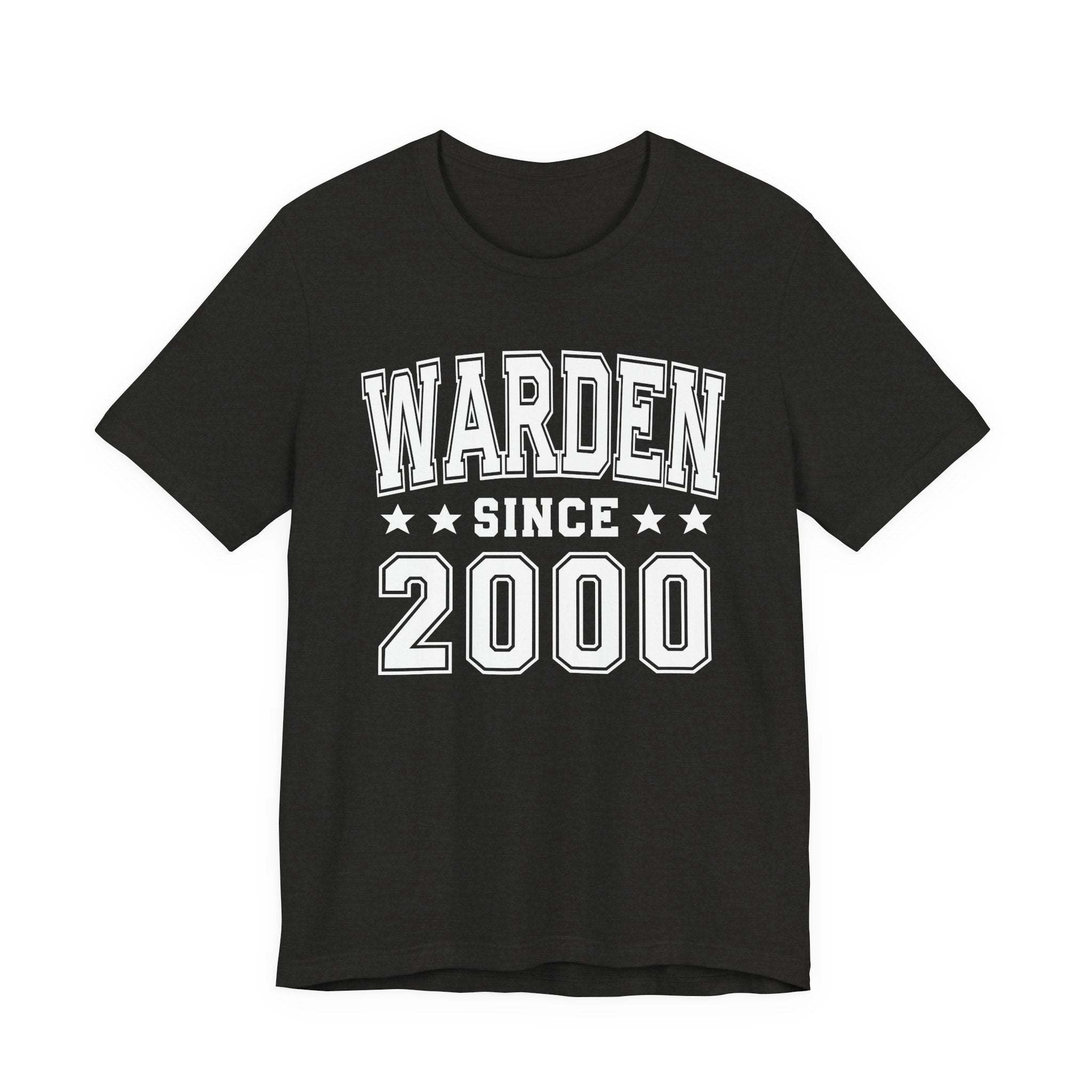 Warden Since (Personalized Date) —  Bride/Married T-shirt, Wedding & Anniversary Gift