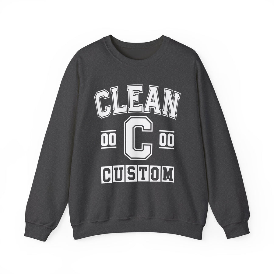 Custom Clean Varsity Sweatshirt — Customize Birthday Day/Month/Year — Customize Gemini Season/Nation