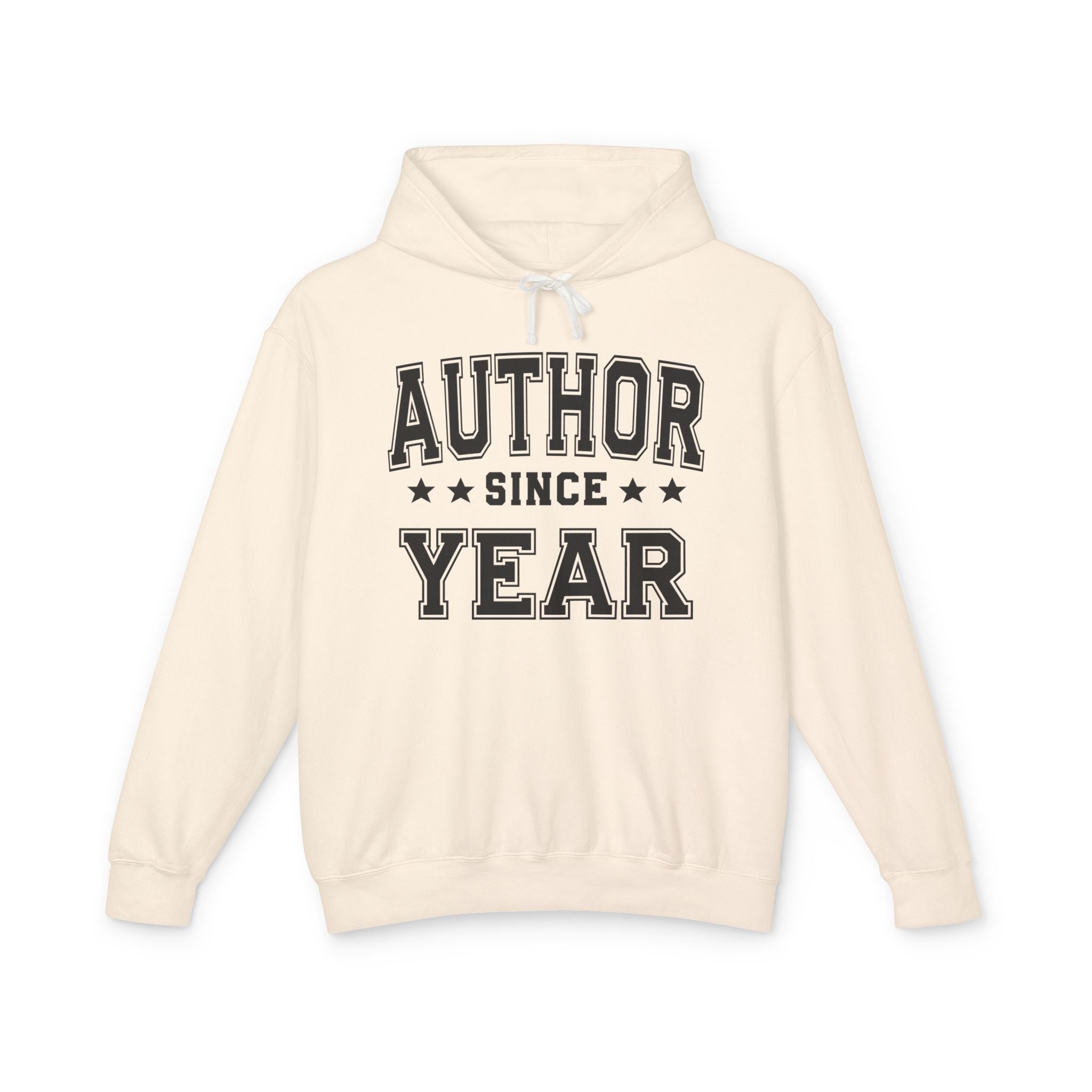 Author Since (Personalized Date) — Writer Author Milestone Hoodie