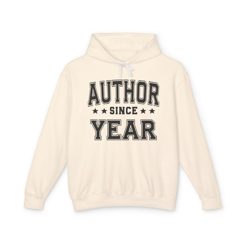 Author Since (Personalized Date) — Writer Author Milestone Hoodie