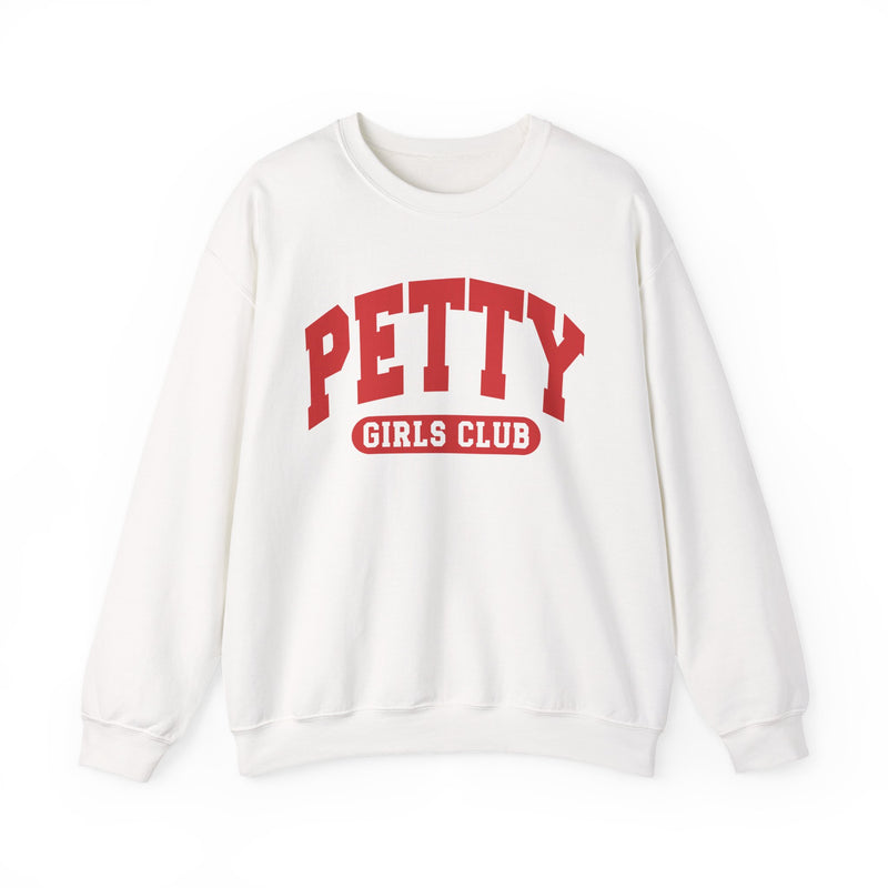 Petty Girls Club — Retro Collegiate Sweatshirt