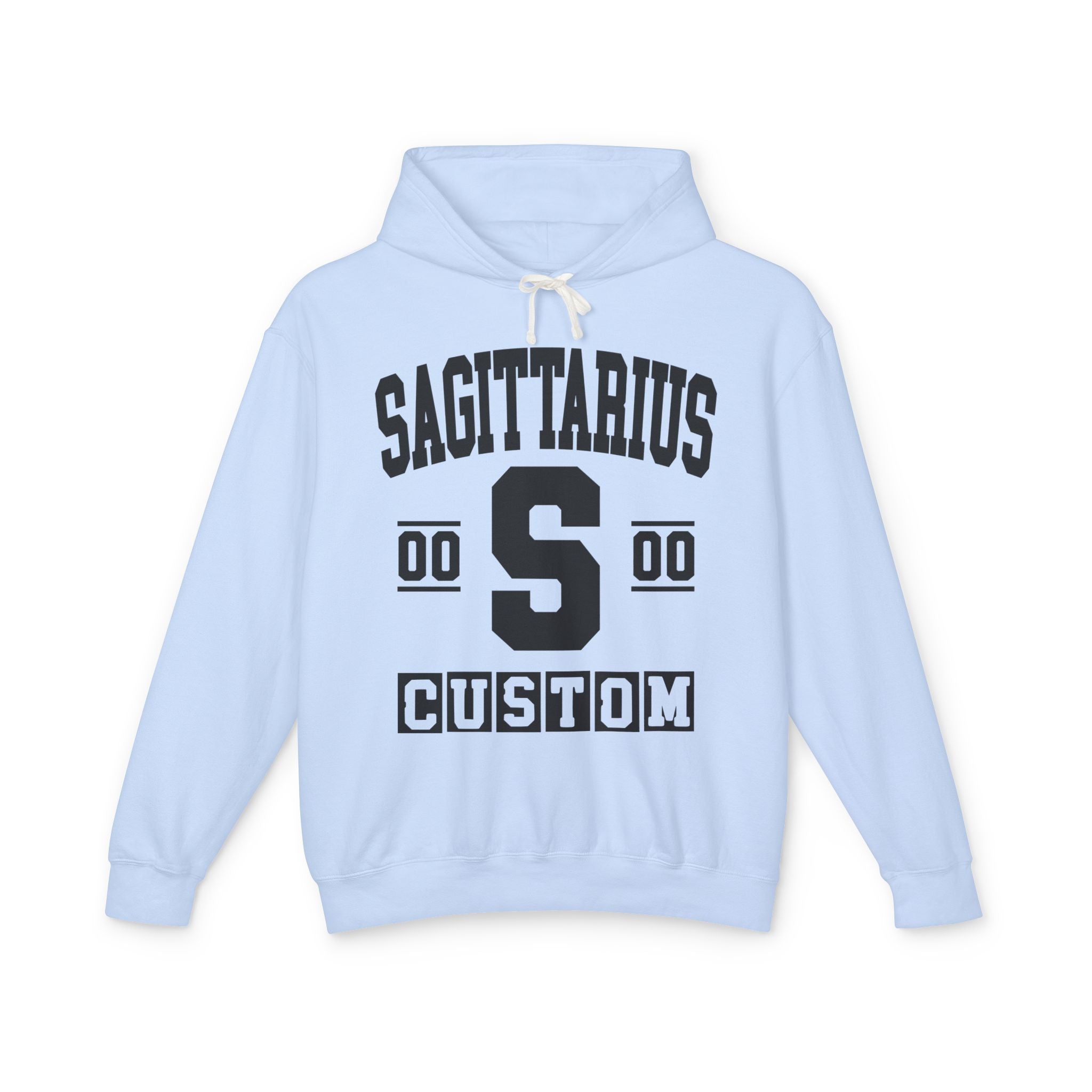 Custom Sagittarius Varsity Hoodie - Customize Birthday Day/Month/Year - Customize Gemini Season/Nation