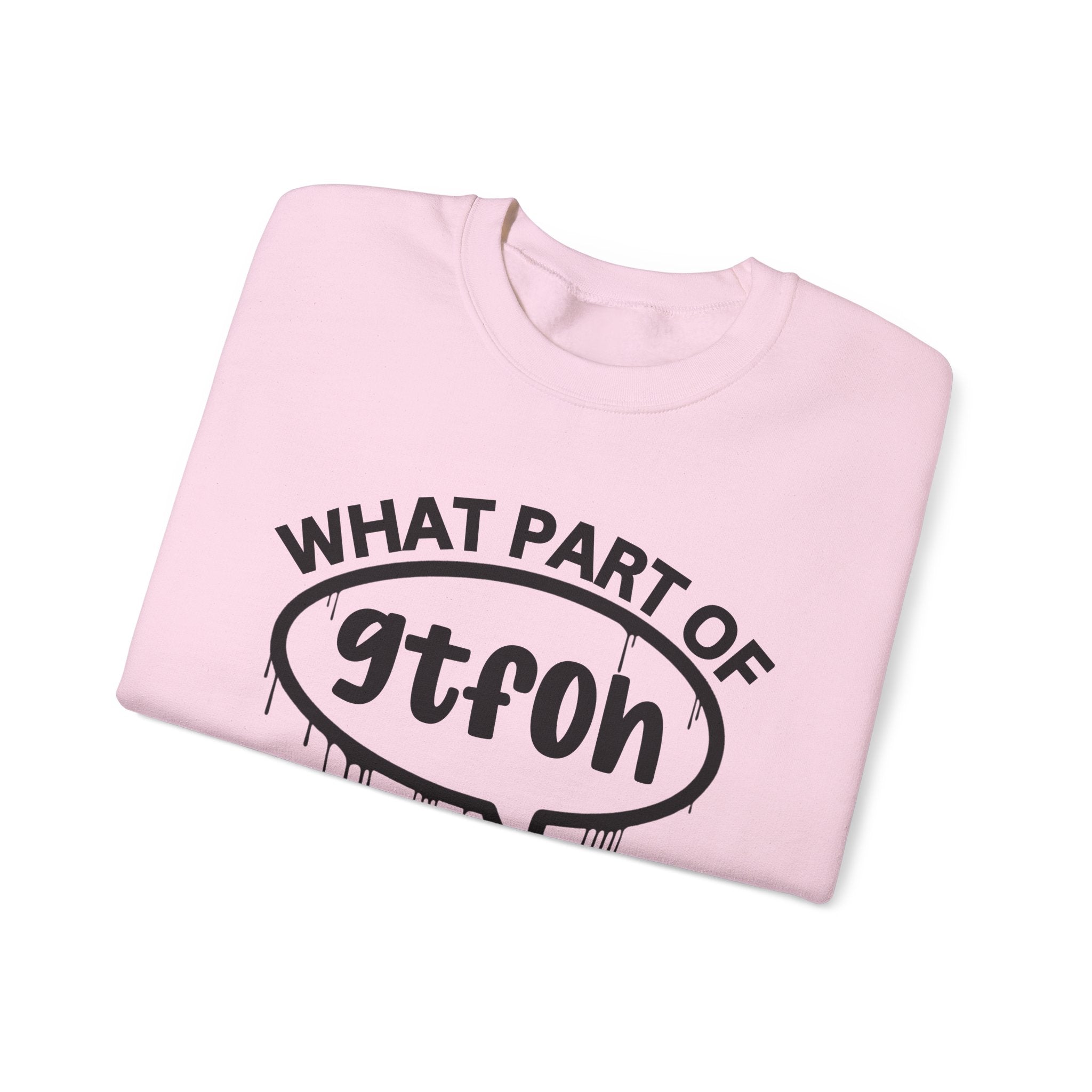 What Part of GTFOH You Don’t Understand? Witty Sweatshirt