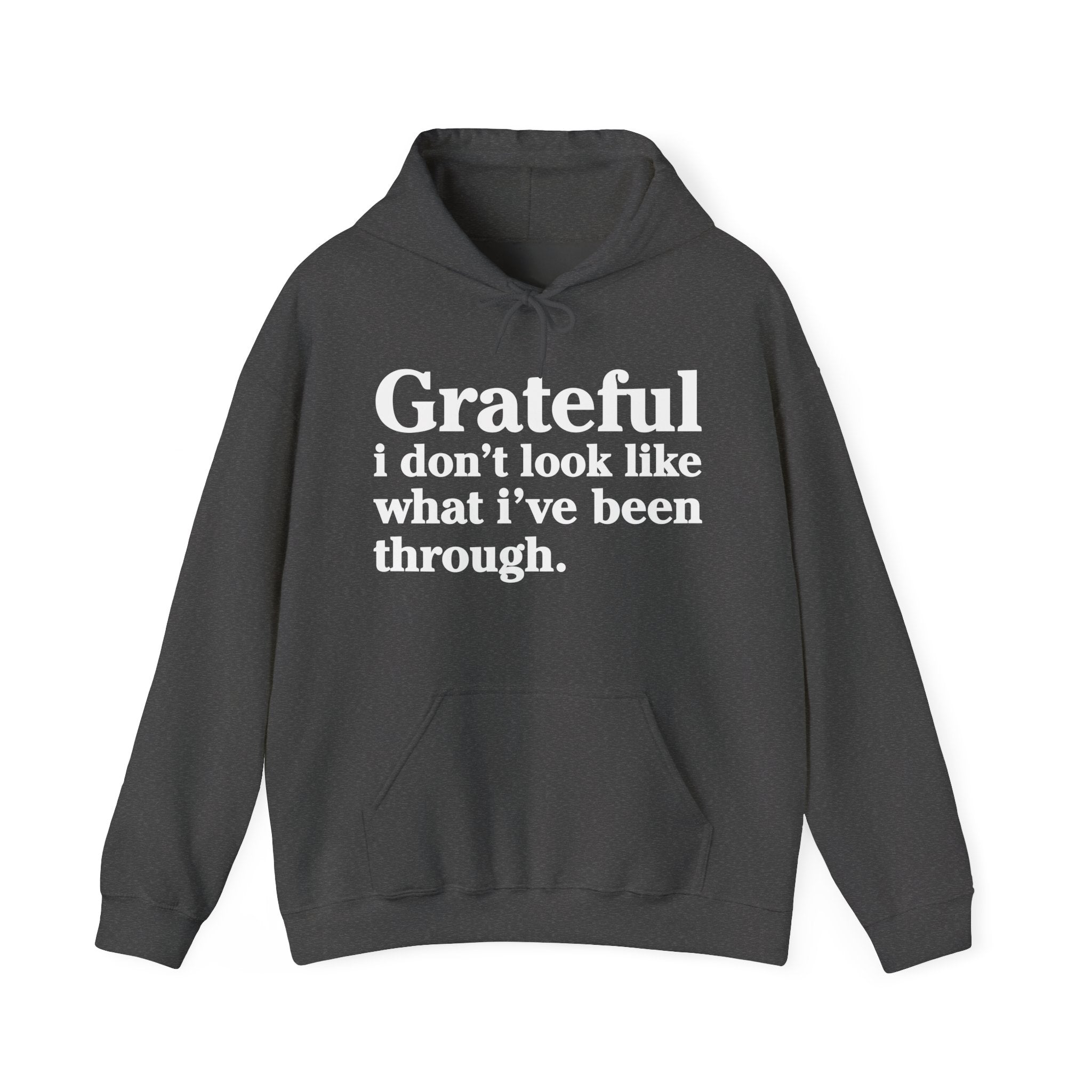 Grateful I Don't Look Like What I Been Through – Inspirational Christian Prayer Hoodie