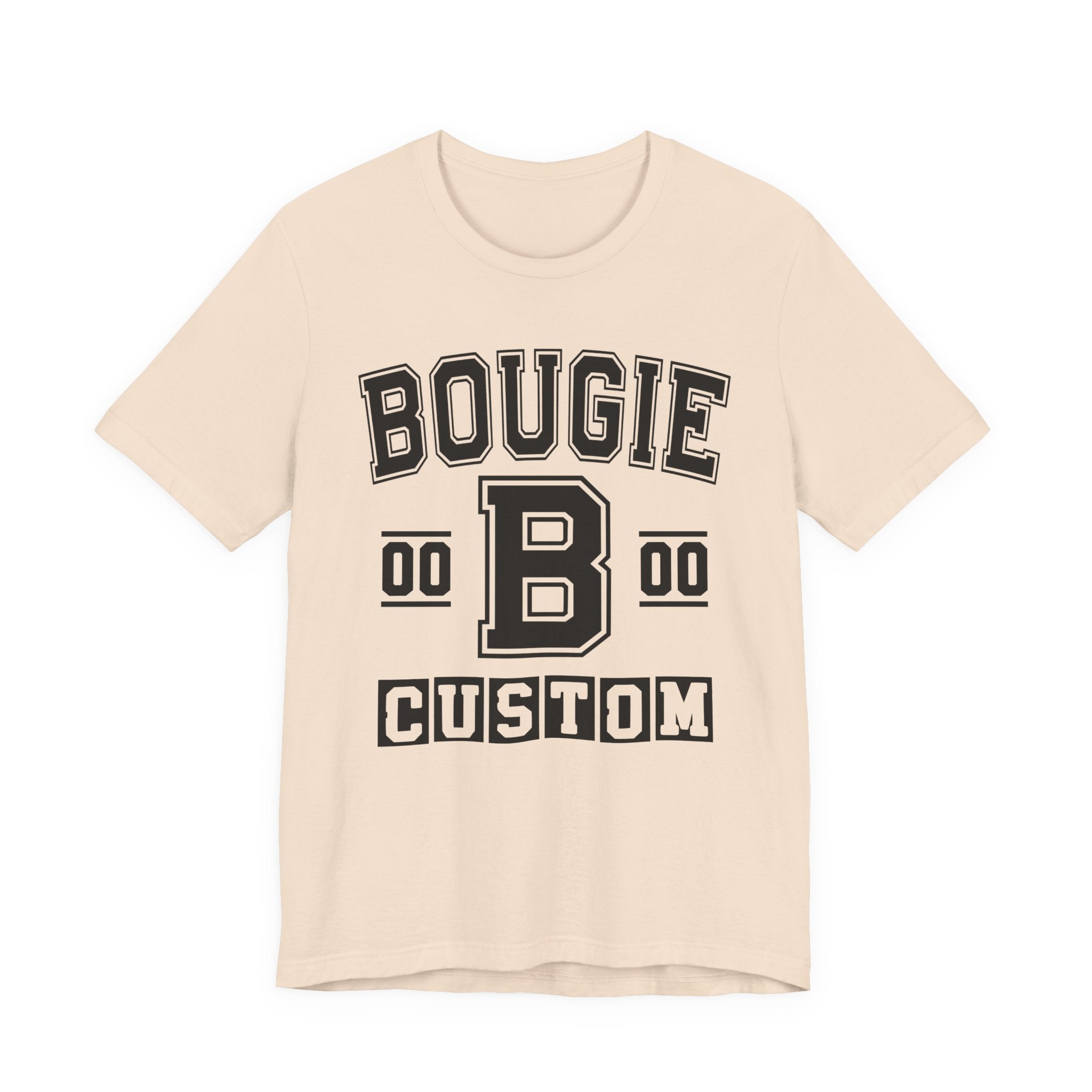 Custom Bougie Varsity Tee Shirt — Customize Birthday Day/Month/Year - Customize Season/nation/Society