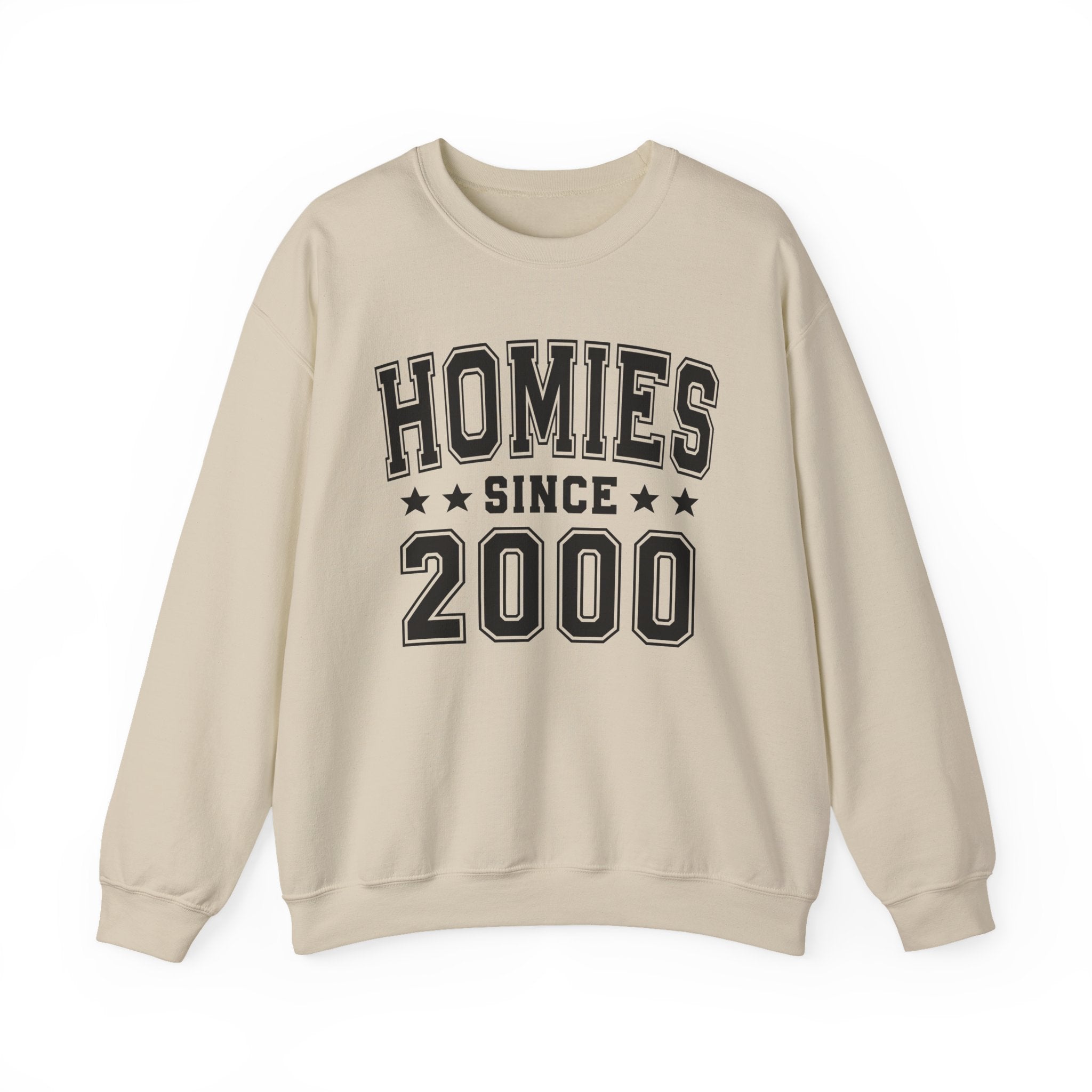 Homies Since (Personalized Date) —  Friendship Milestone Sweatshirt