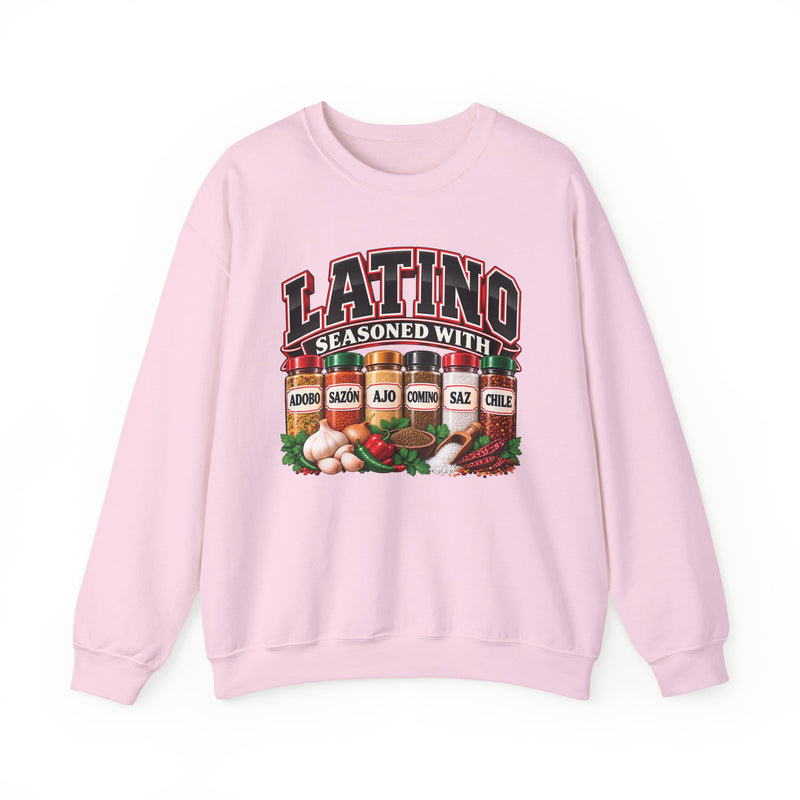 Latino Seasoned With Adobo Sazón Ajo Comino Saz Chile — Sweatshirt