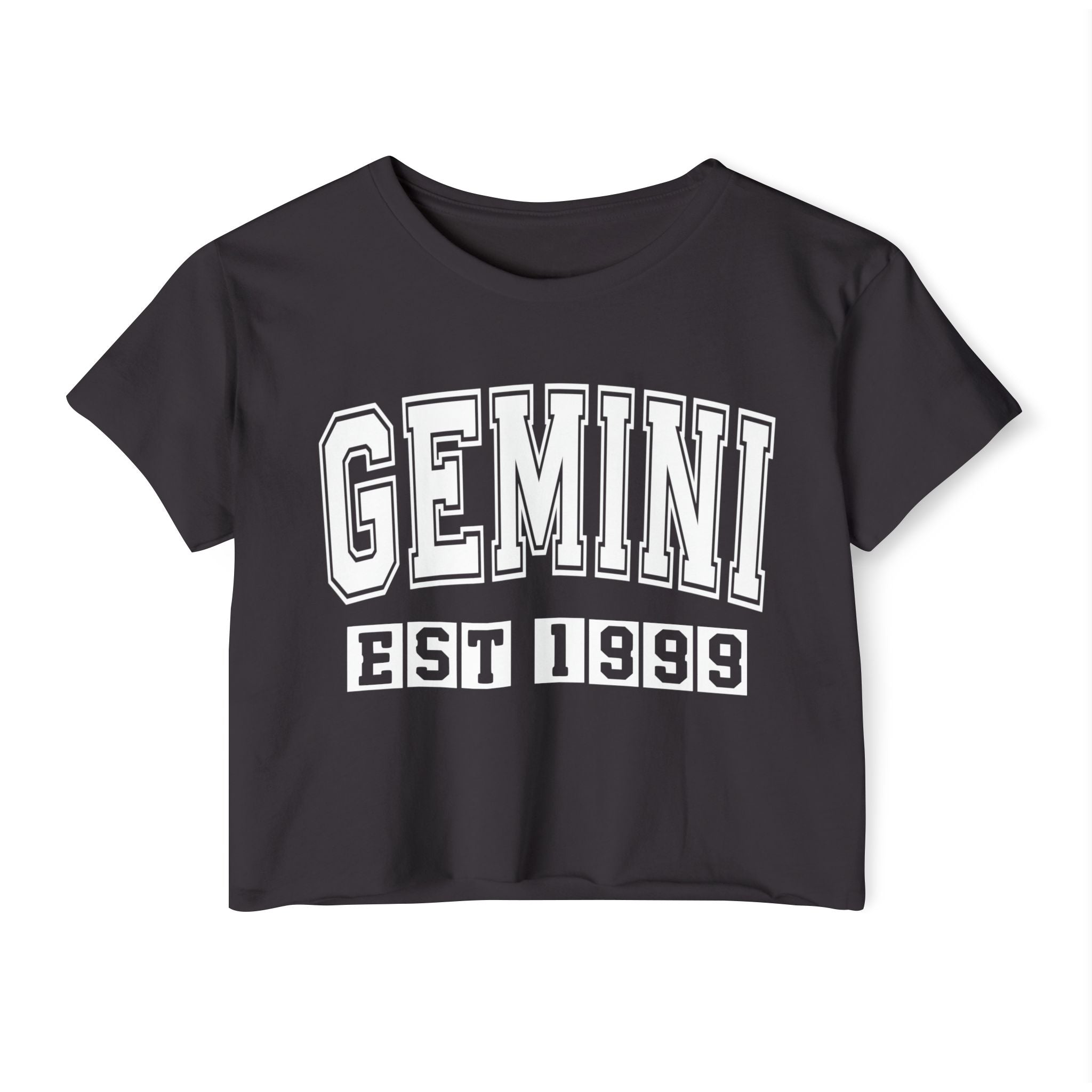 Gemini EST (YEAR) Personalization -  Crop Top