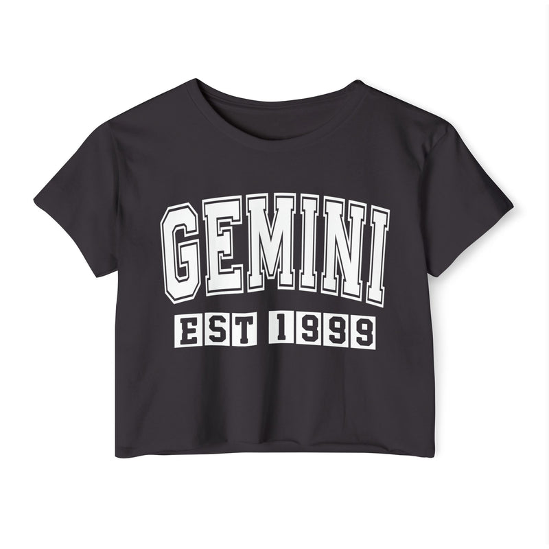 Gemini EST (YEAR) Personalization —  Crop Top