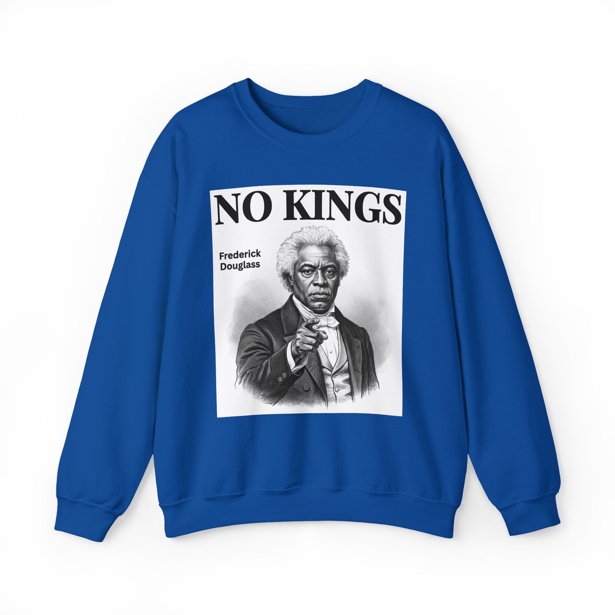 No Kings Frederick Douglass — Sweatshirt