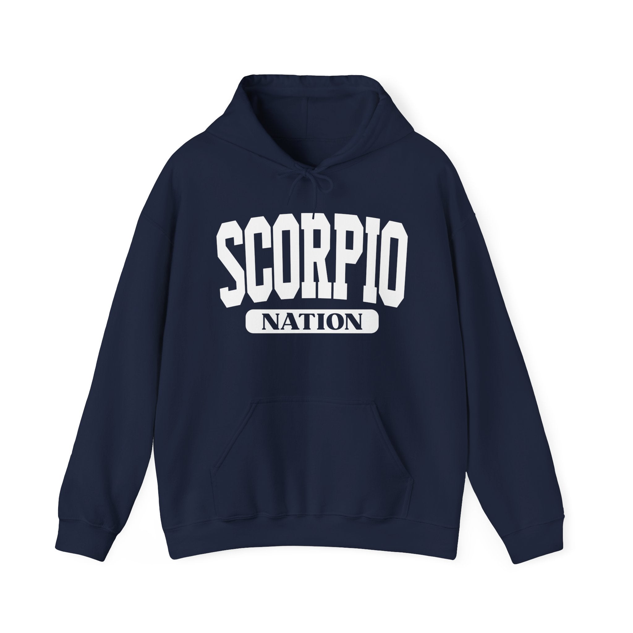 Scorpio Nation Hoodie — Zodiac Graphic Pullover for Gemini Fans