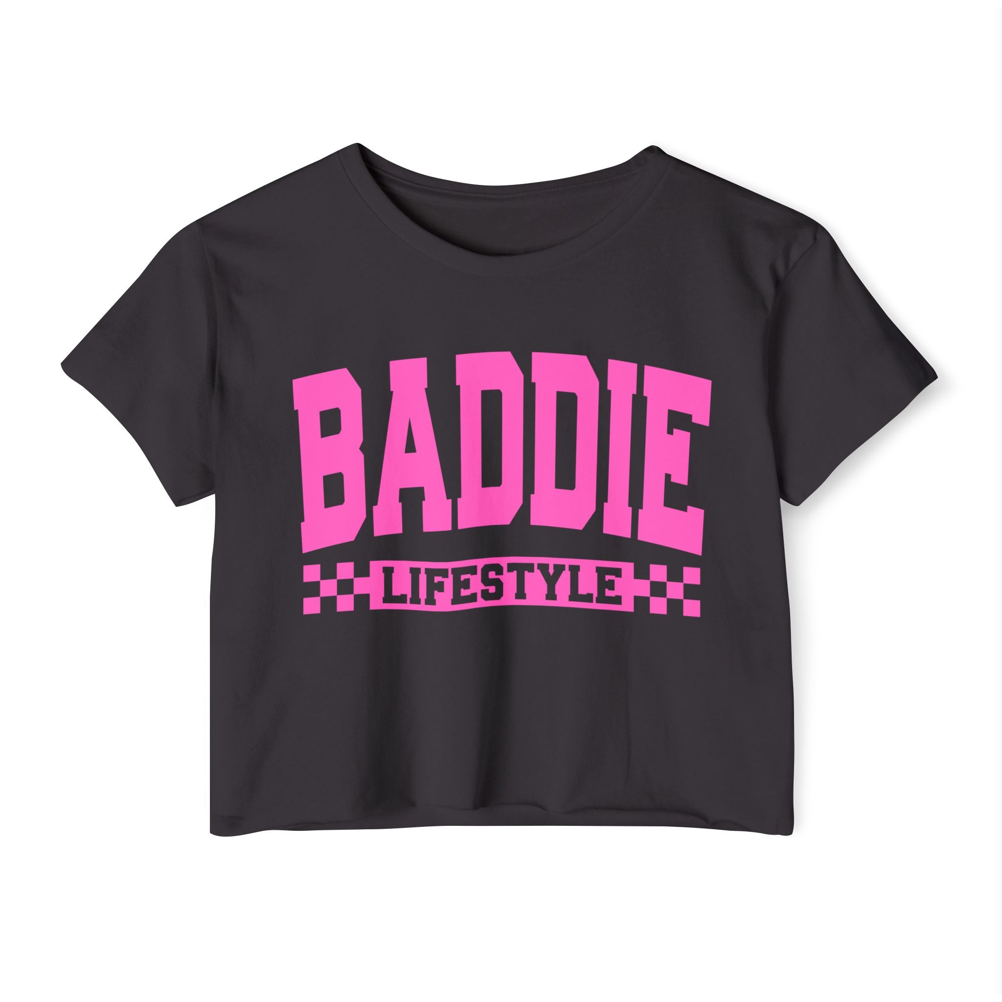 Baddie Lifestyle Crop Top — Women's Festival Graphic Tee