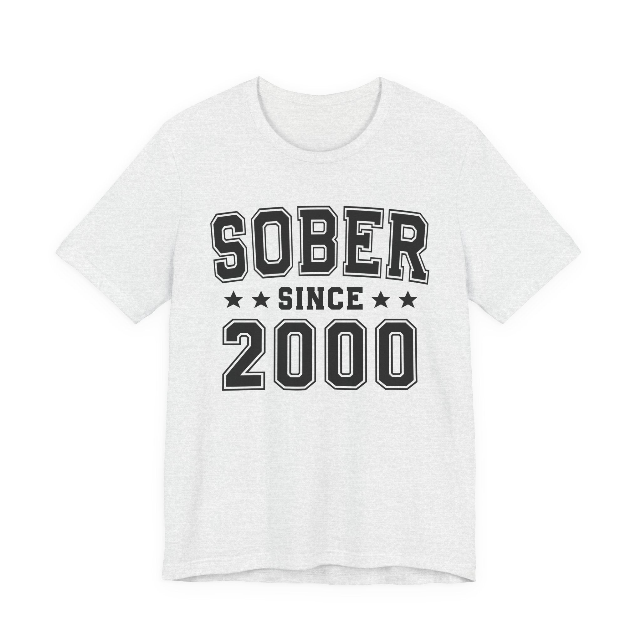 Sober Since (Personalized Date) —  Personal Milestone T-shirt