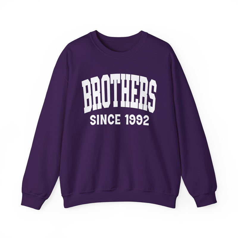 Brothers Personalization Sweatshirt — Add Your Special "Since Date"
