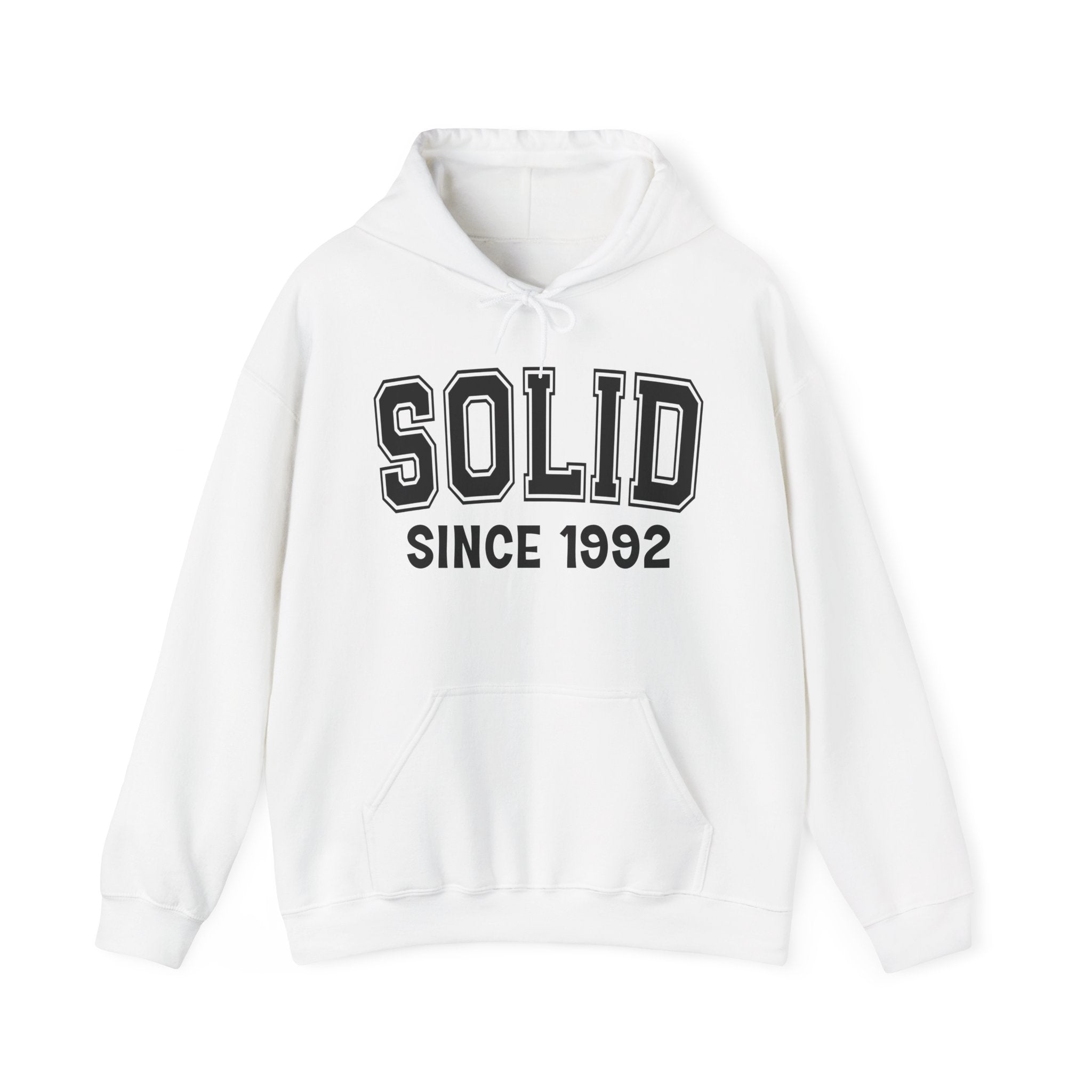 Solid Personalization Hoodie - Add Your Special "Since Date"