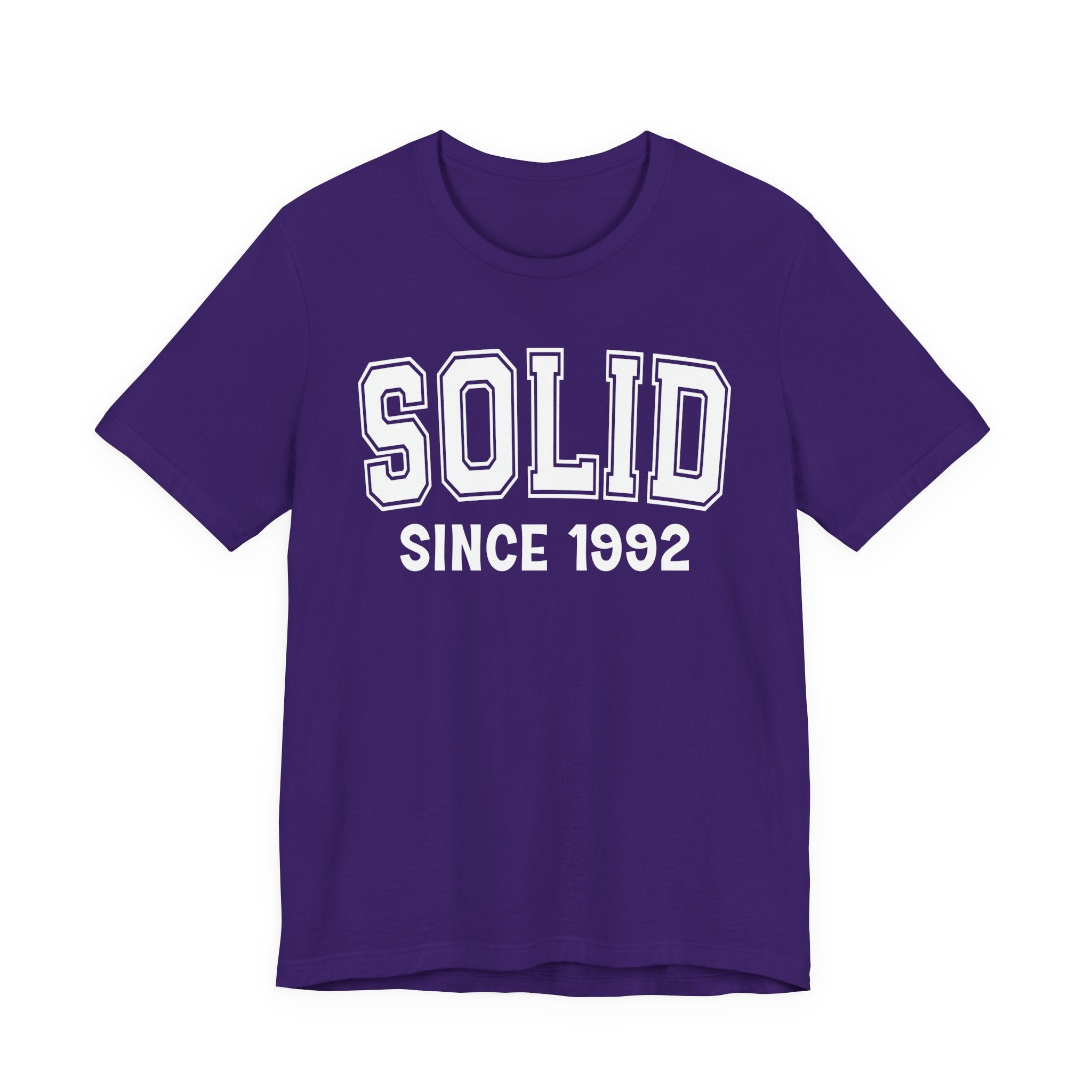 Solid Personalization T-Shirt - Add Your Special "Since Date"