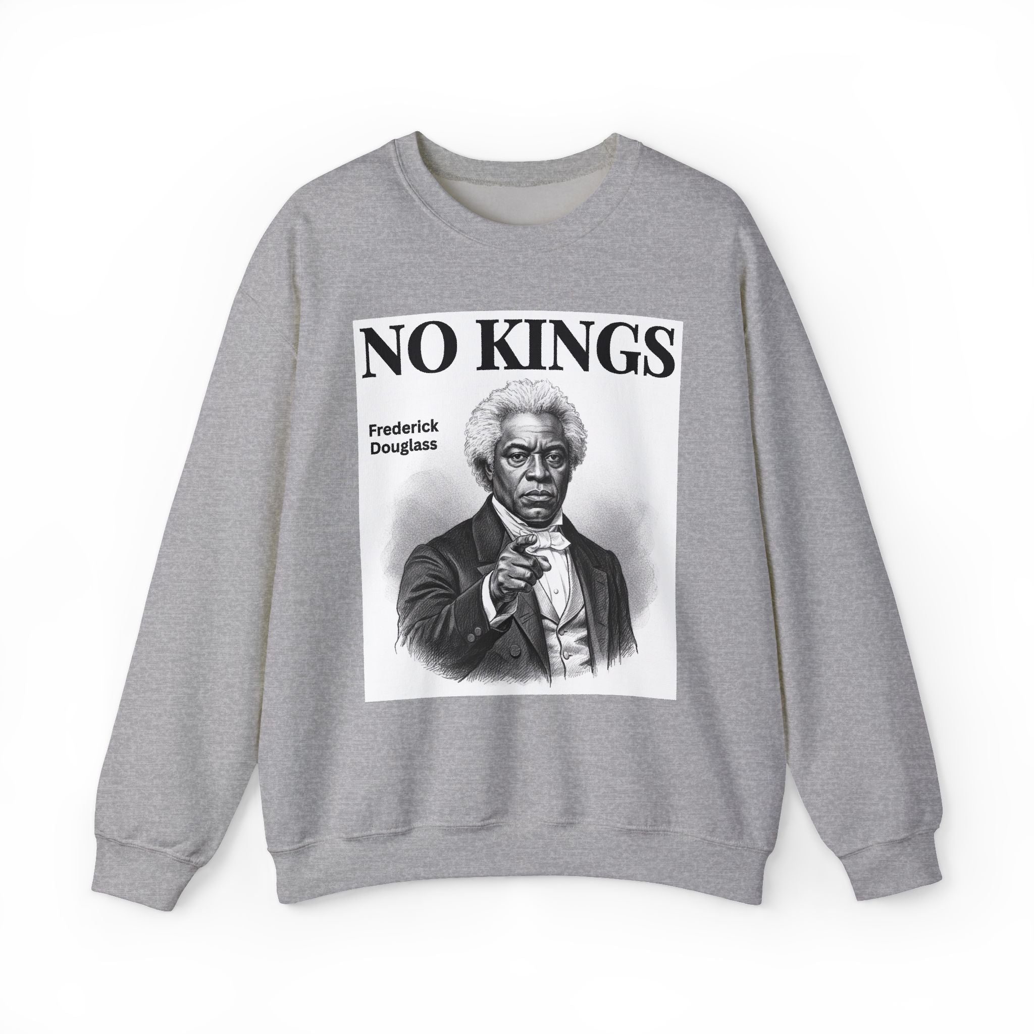 No Kings Frederick Douglass — Sweatshirt