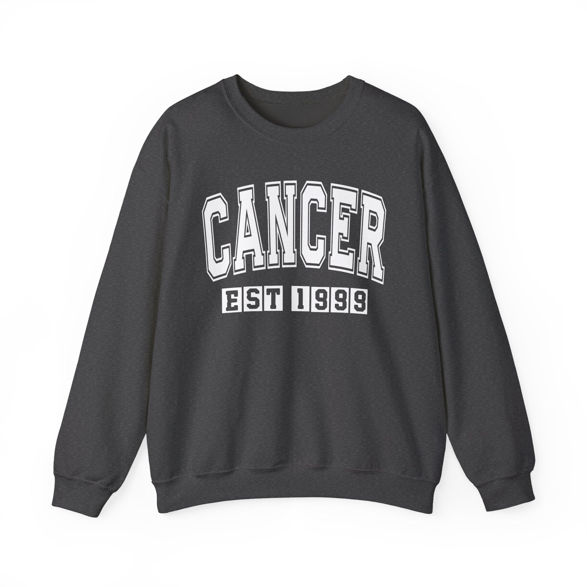 Cancer (EST YEAR) Personalization — Zodiac Graphic Sweatshirt