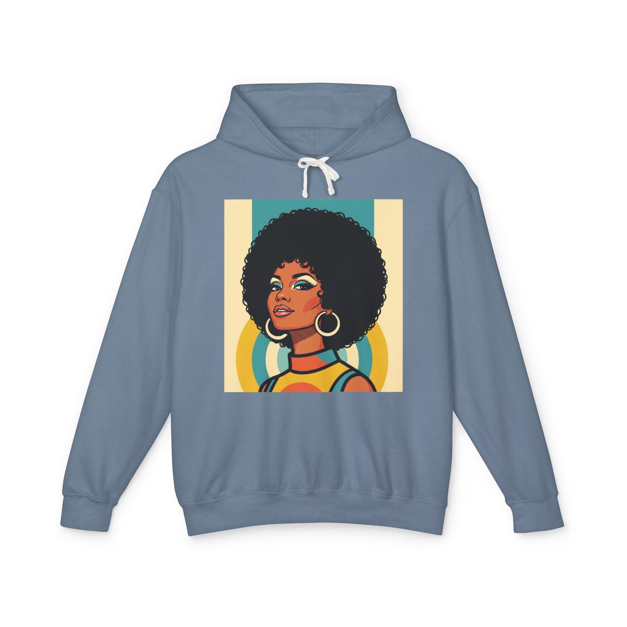 Beautiful Black Woman Portrait - African American Woman Pride Hoodie
