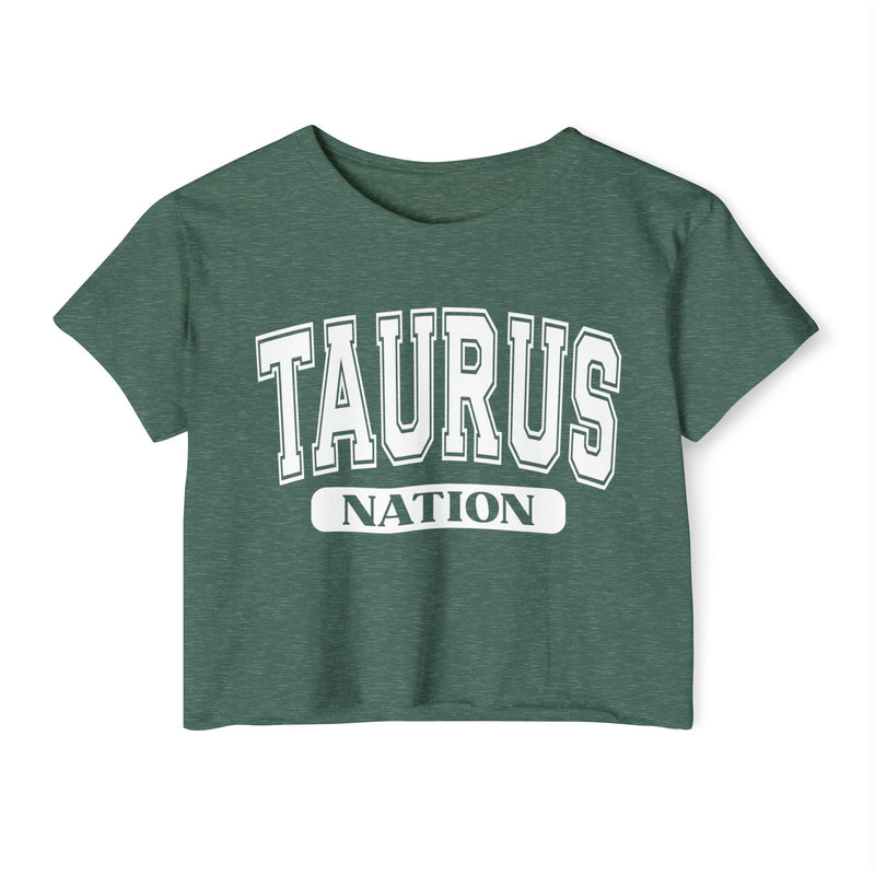 Taurus Nation — Women’s Zodiac Festival Crop Top