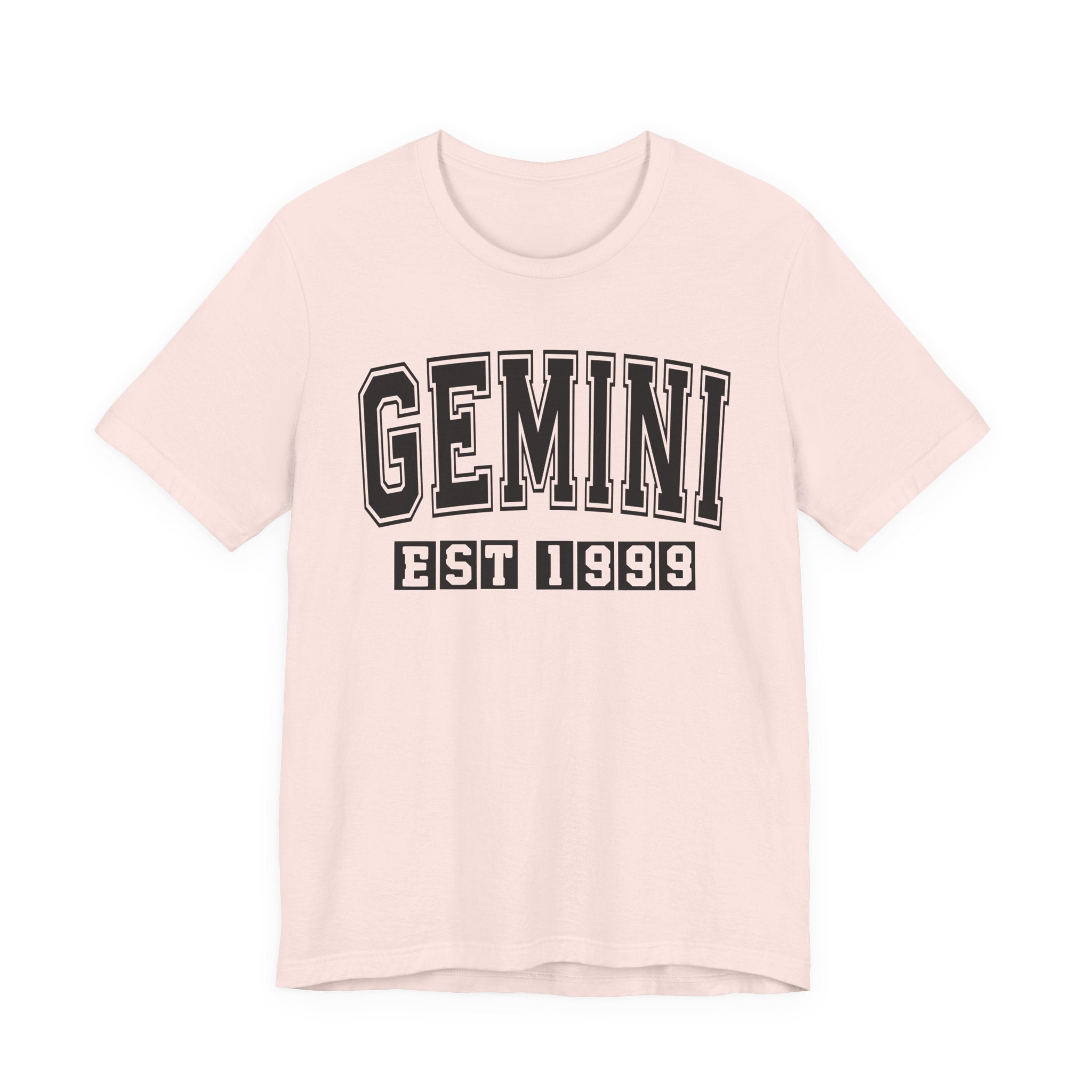 Gemini EST (YEAR) Personalization — Zodiac Birthday Tee Shirt