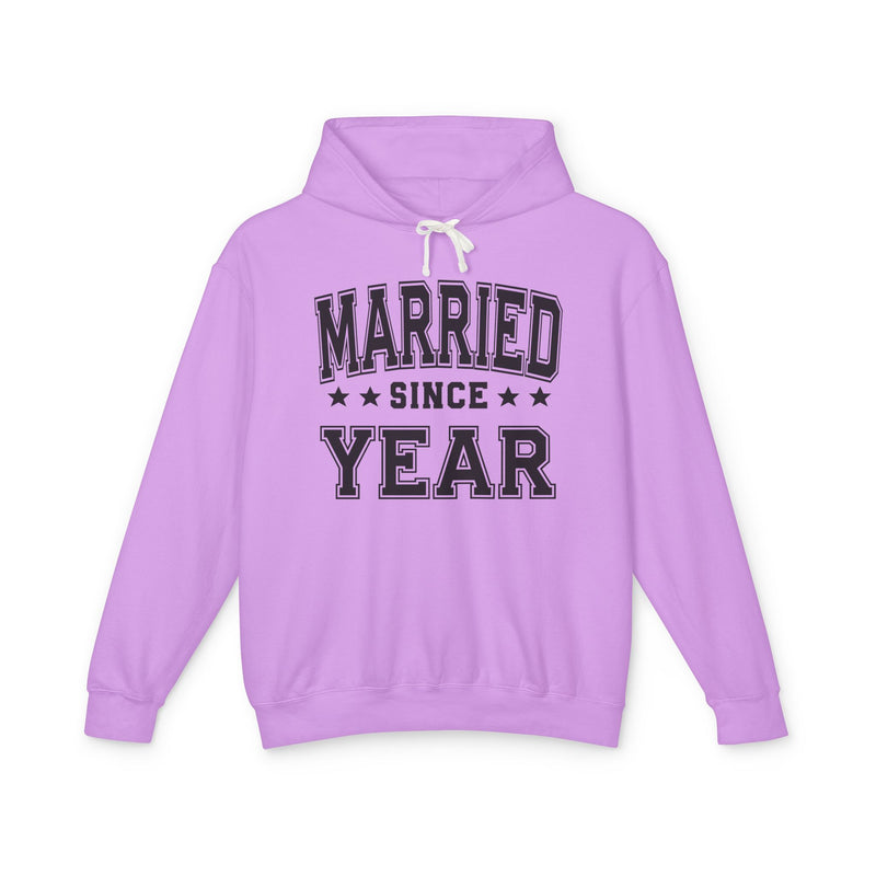 Married (Personalized Date) —  Bride/Married Hoodie, Wedding & Anniversary Gift