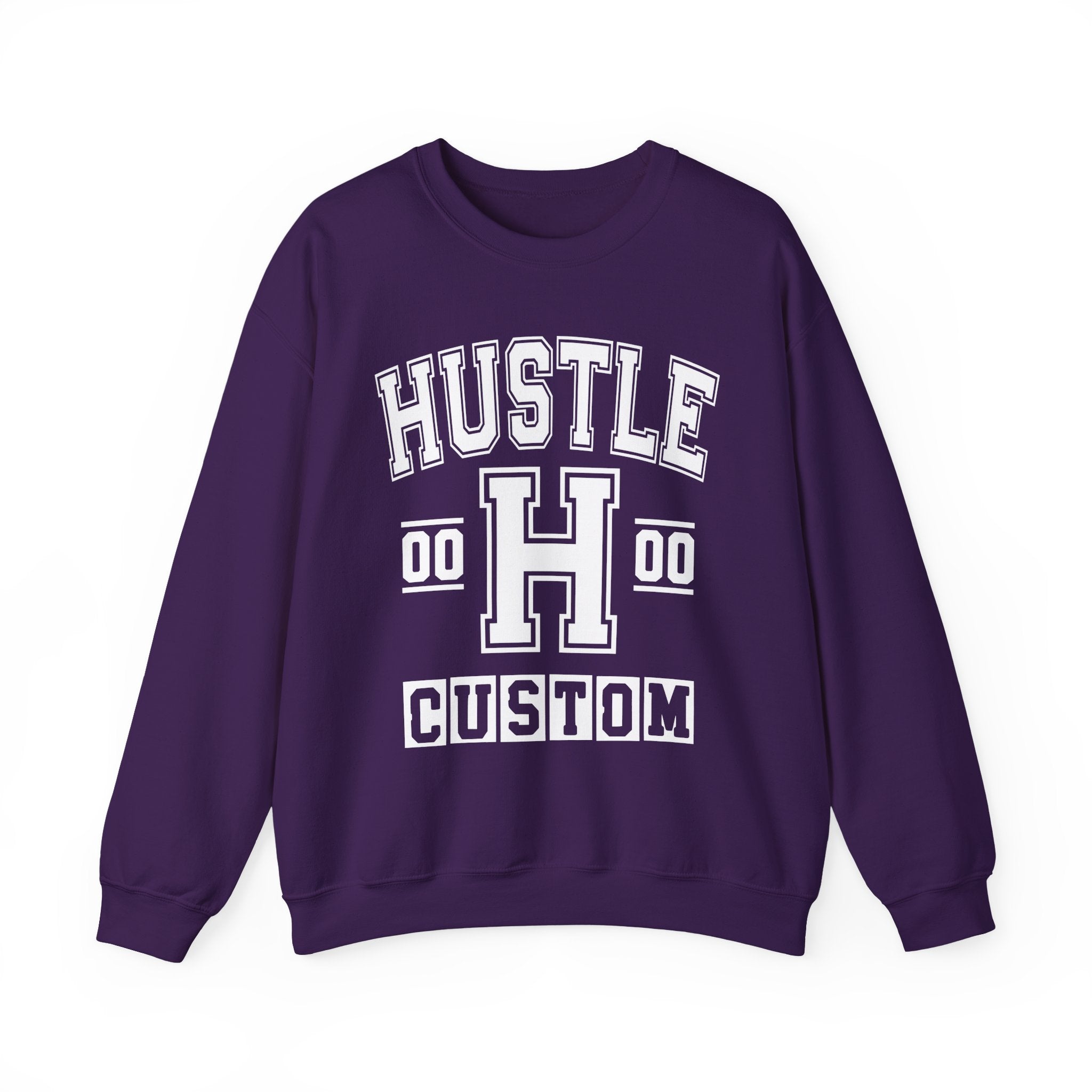 Custom Hustle Varsity Sweatshirt - Customize Birthday Day/Month/Year - Customize Gemini Season/Nation