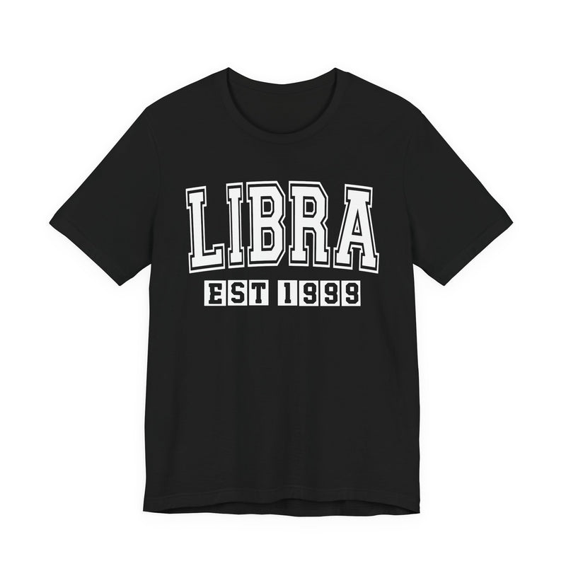 Libra EST (YEAR) Personalization — Zodiac Birthday T-Shirt
