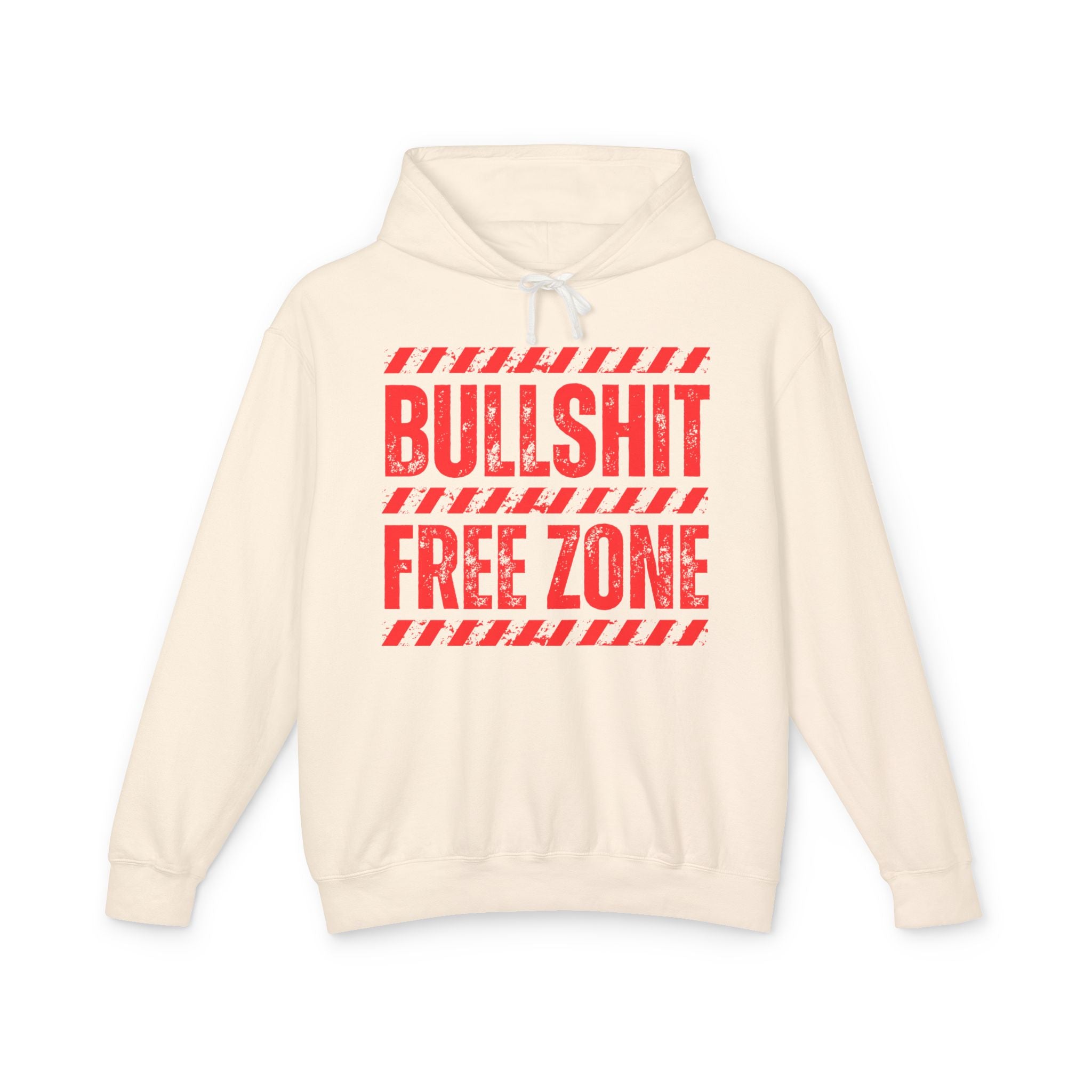 Bullshit Free Zone’ Hoodie — Funny Boundaries Hoodie